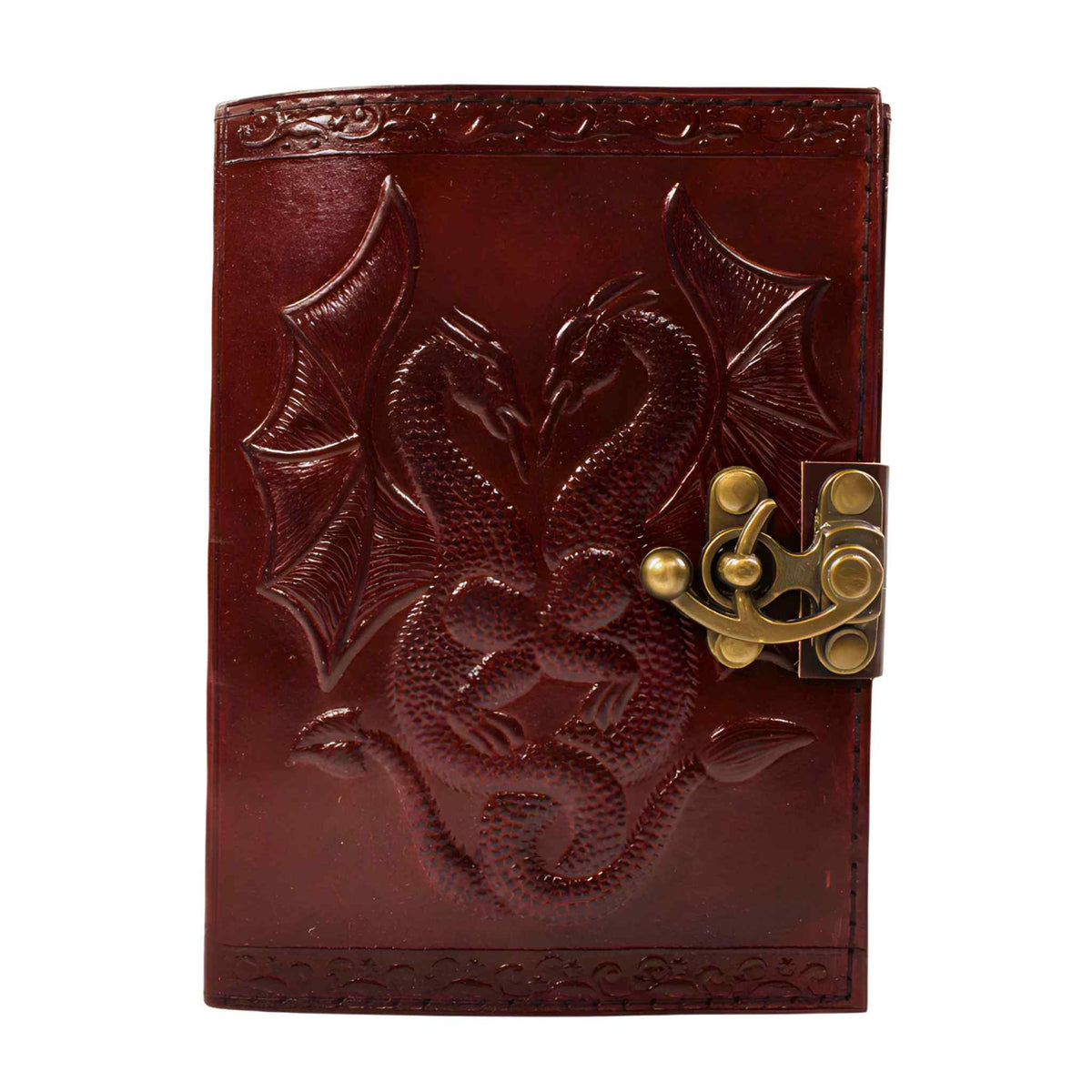 Double Dragon Leather Journal – Thorn & Thimble