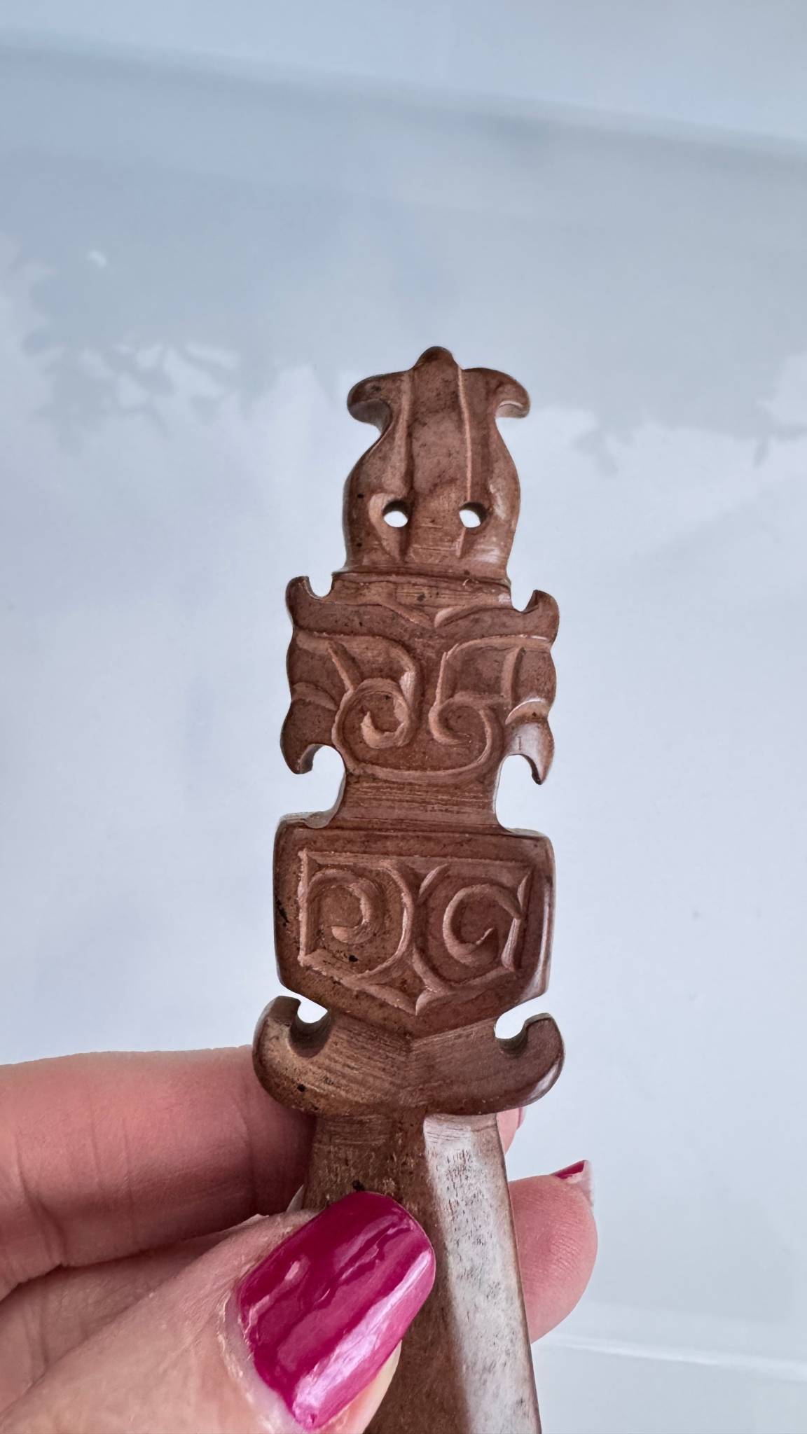 Hand-carved Tiger jade athame ritual altar tool – Thorn & Thimble