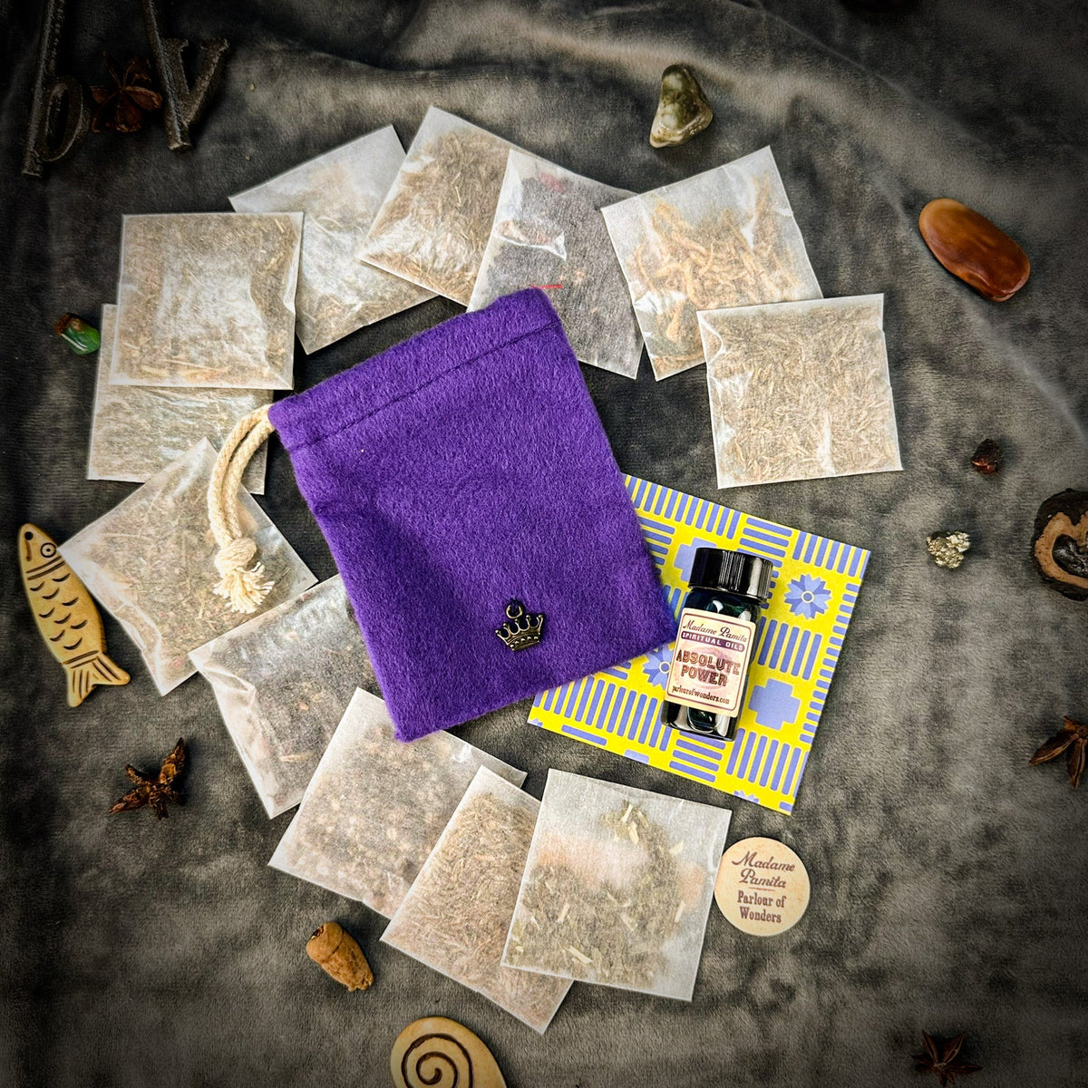 Empowered Man Mojo Bag Kit – Triple Strength – Thorn & Thimble