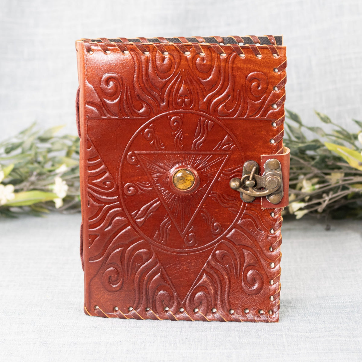Evil Eye Leather Journal – Thorn & Thimble