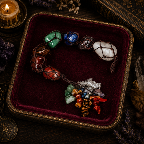 7 Chakra Crystal Tassel – Thorn & Thimble