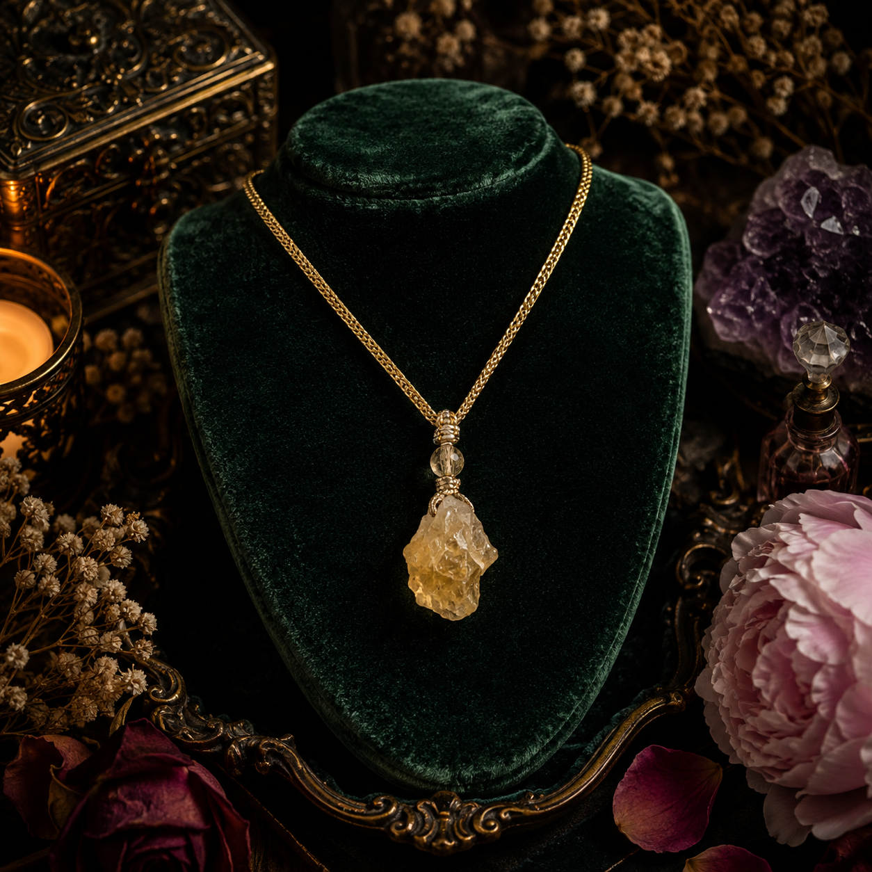 The Destiny Relic – Libyan Desert Glass Pendant