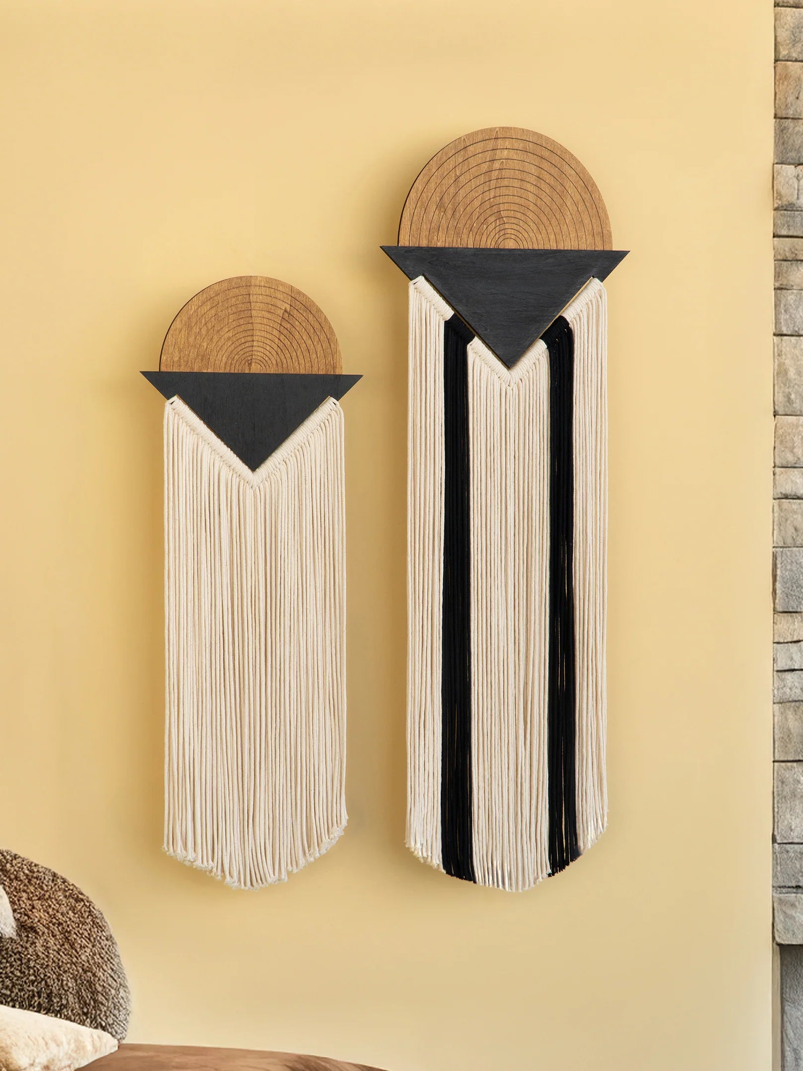 Fathom Macrame Fiber Wall Art (Y38)