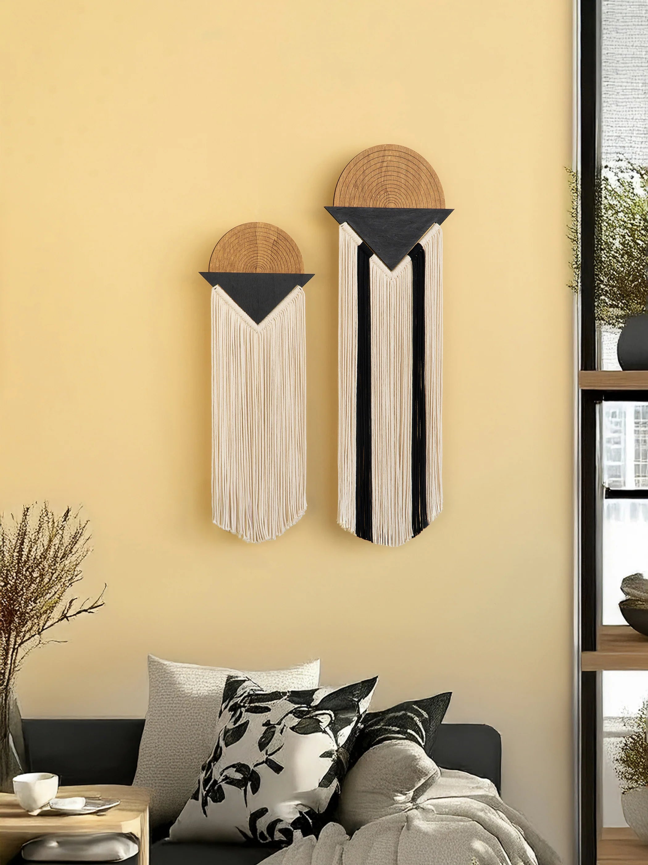 Fathom Macrame Fiber Wall Art (Y38)