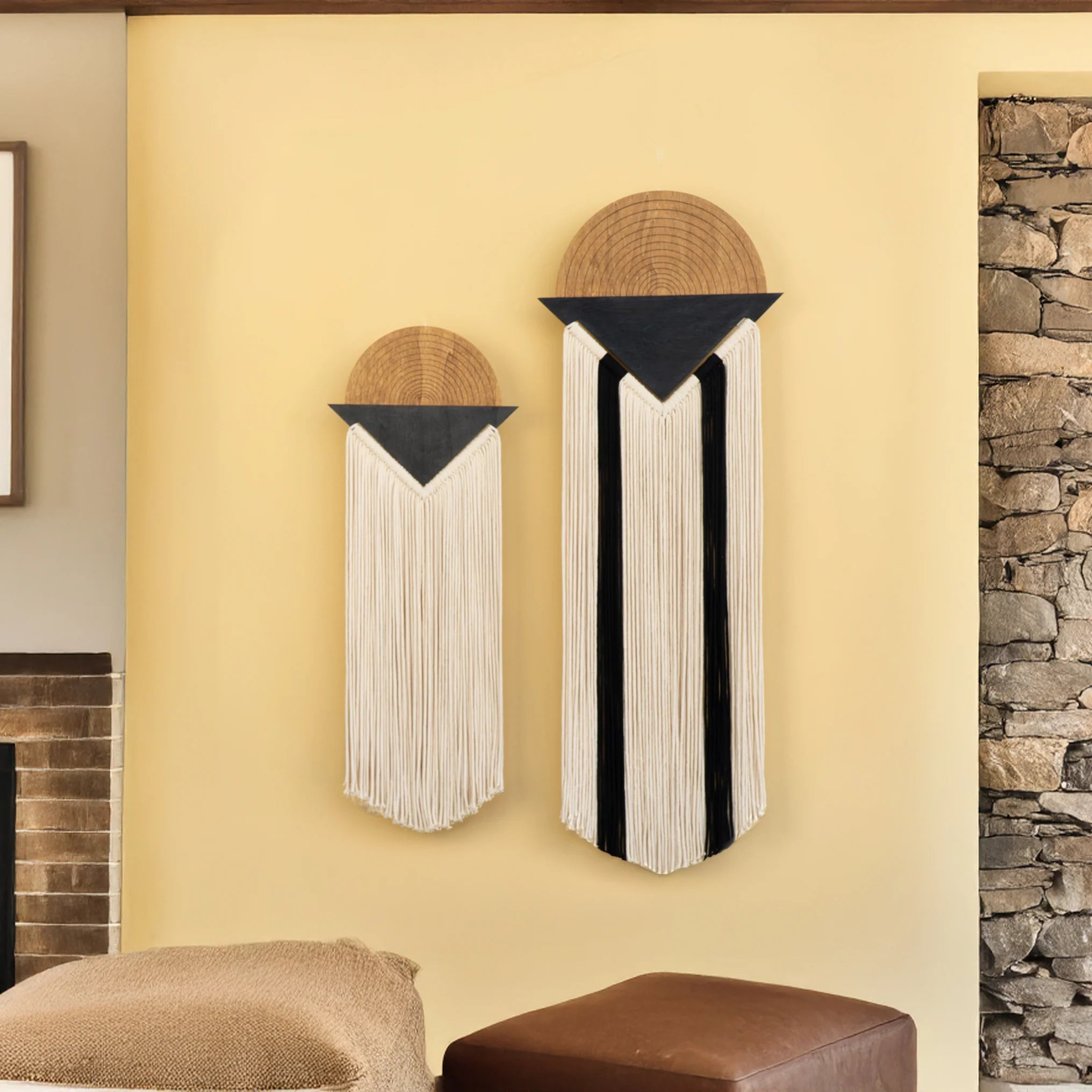Fathom Macrame Fiber Wall Art (Y38)
