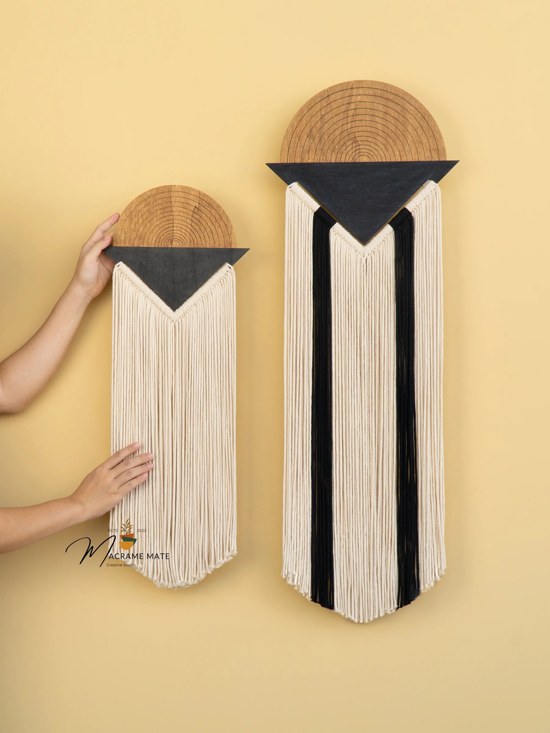 Fathom Macrame Fiber Wall Art (Y38)