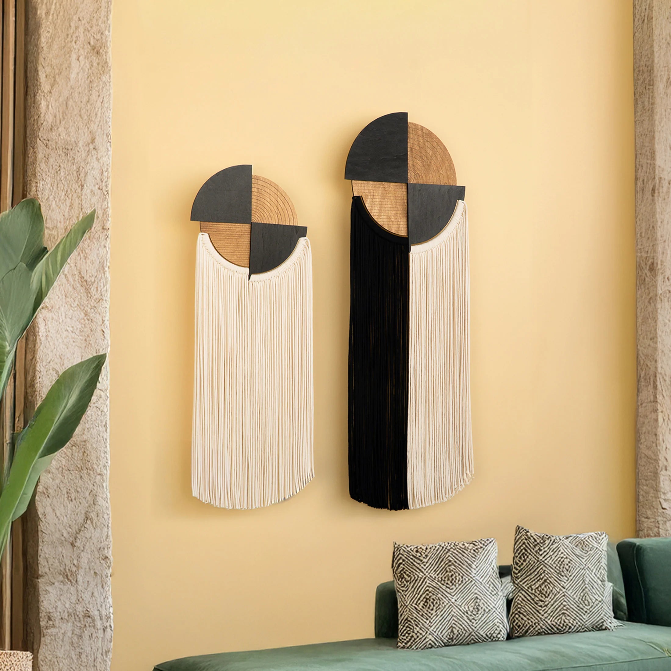 Fathom Macrame Fiber Wall Art (Y39)