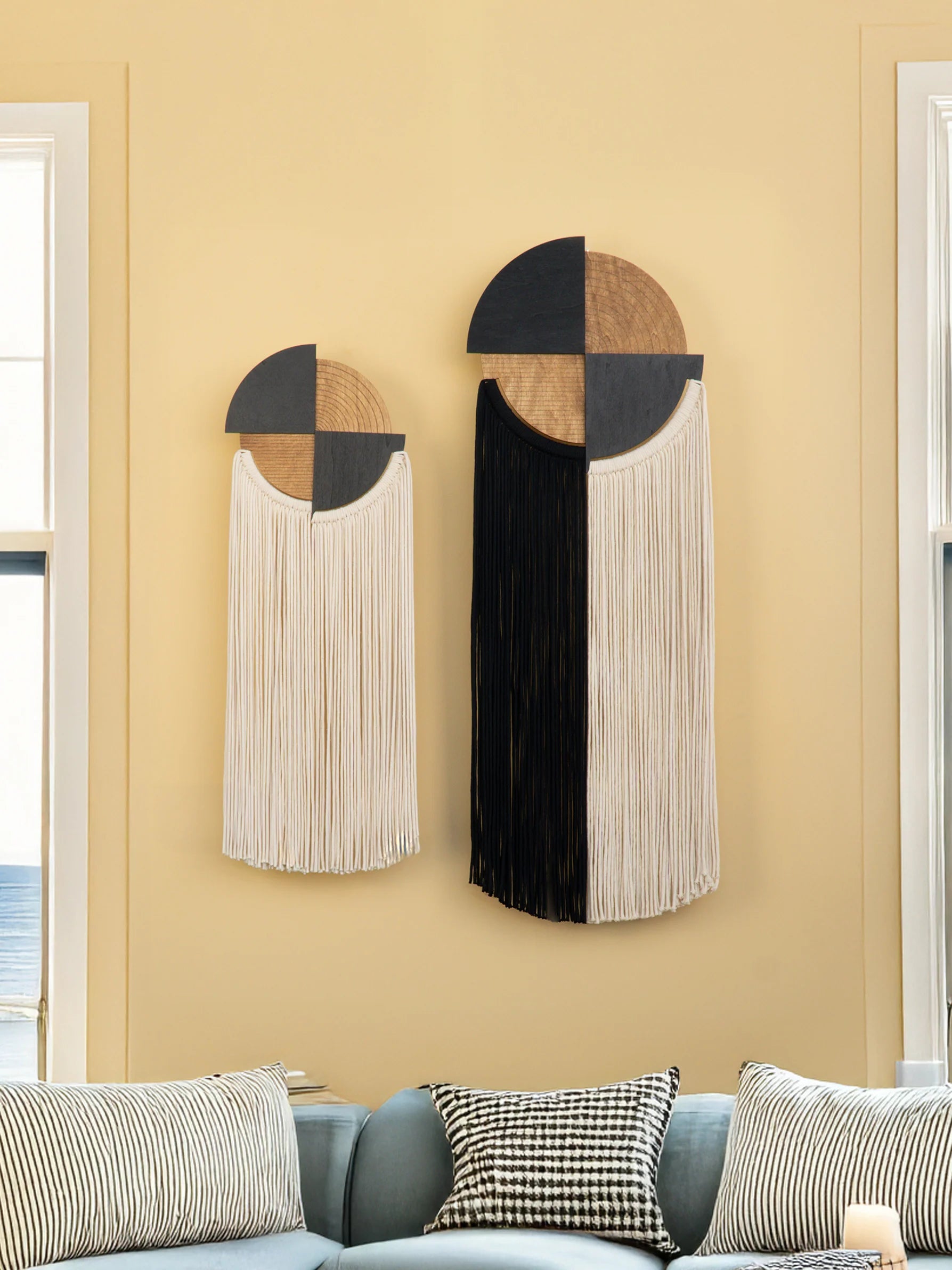 Fathom Macrame Fiber Wall Art (Y39)