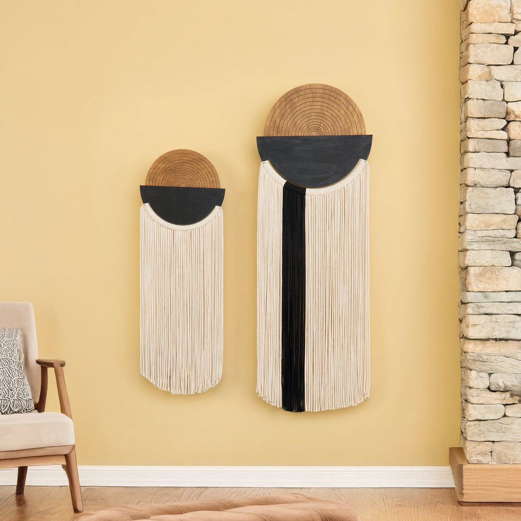 Fathom Macrame Fiber Wall Art (Y40)