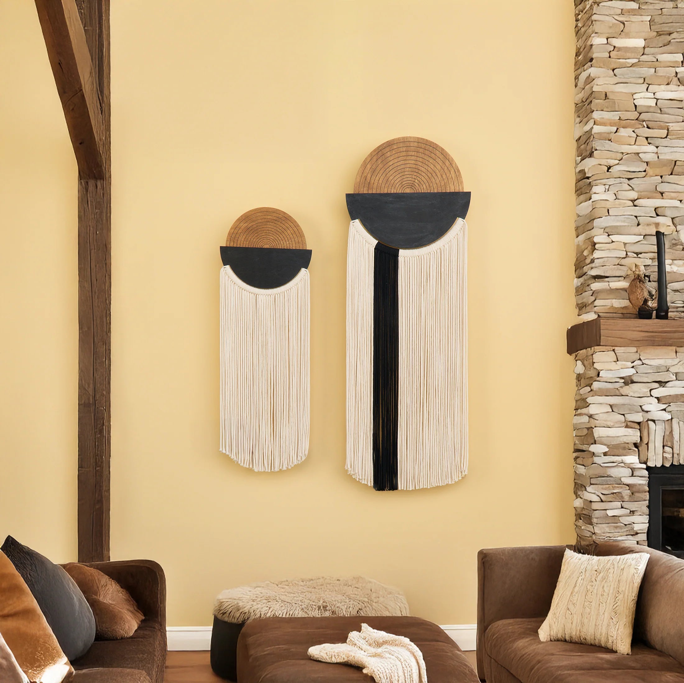 Fathom Macrame Fiber Wall Art (Y40)