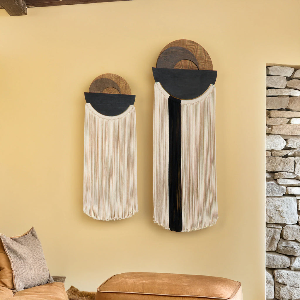 Fathom Macrame Fiber Wall Art (Y41)