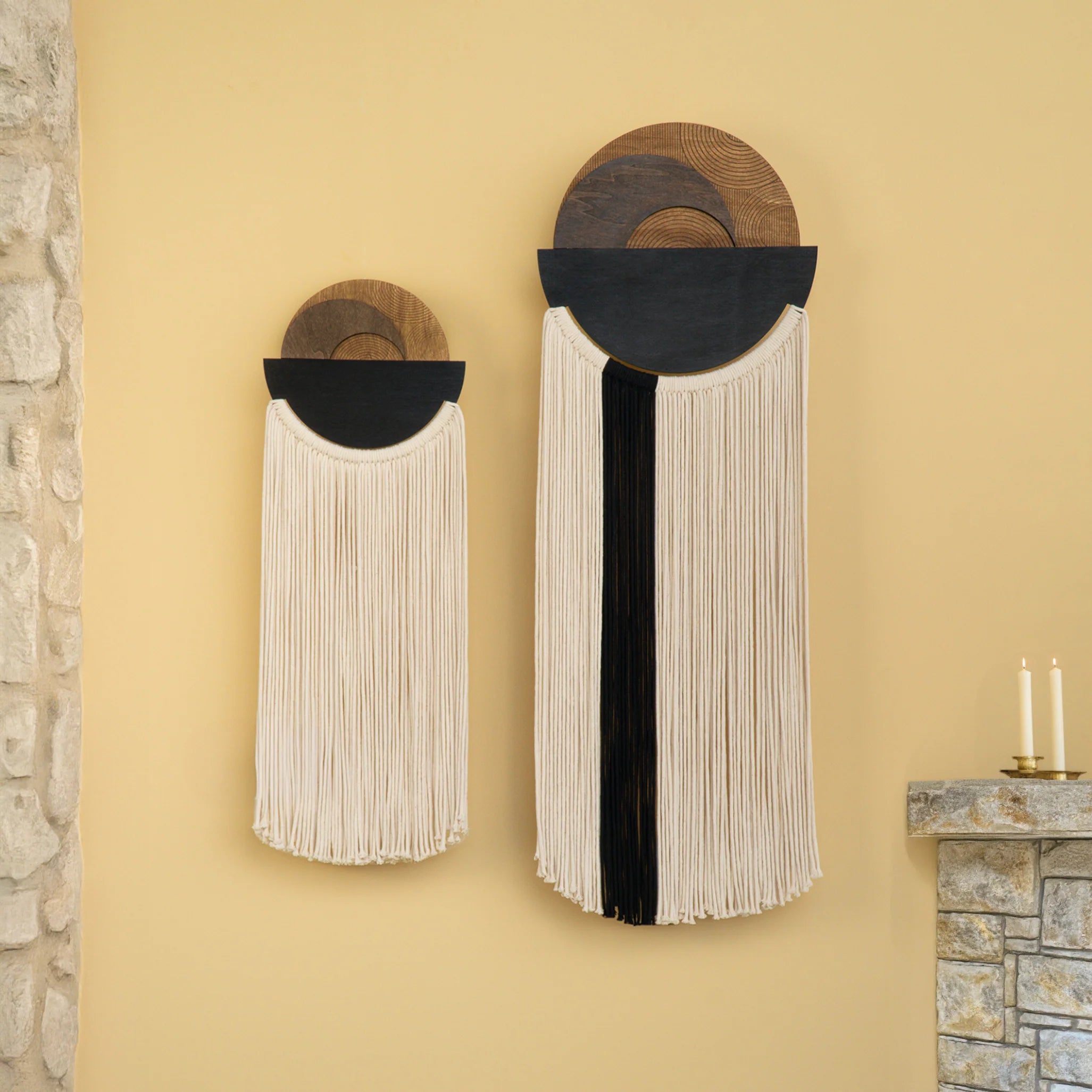 Fathom Macrame Fiber Wall Art (Y41)