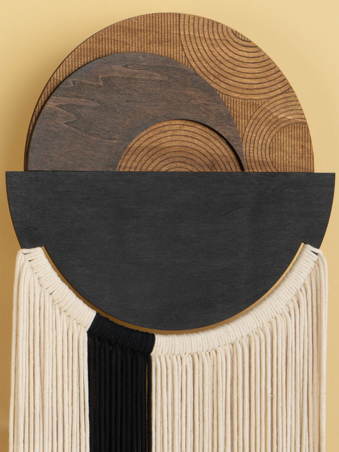 Fathom Macrame Fiber Wall Art (Y41)