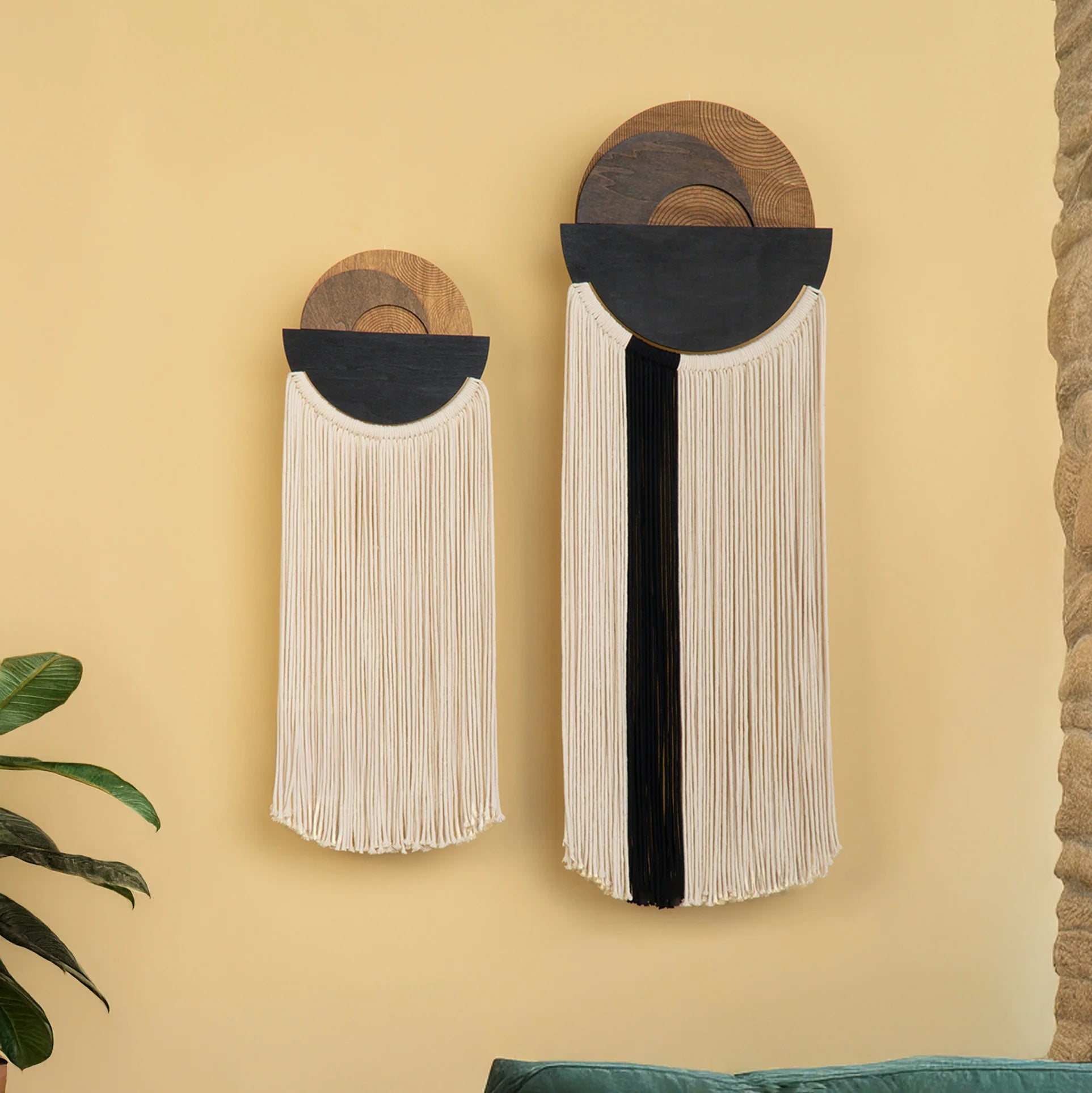 Fathom Macrame Fiber Wall Art (Y41)