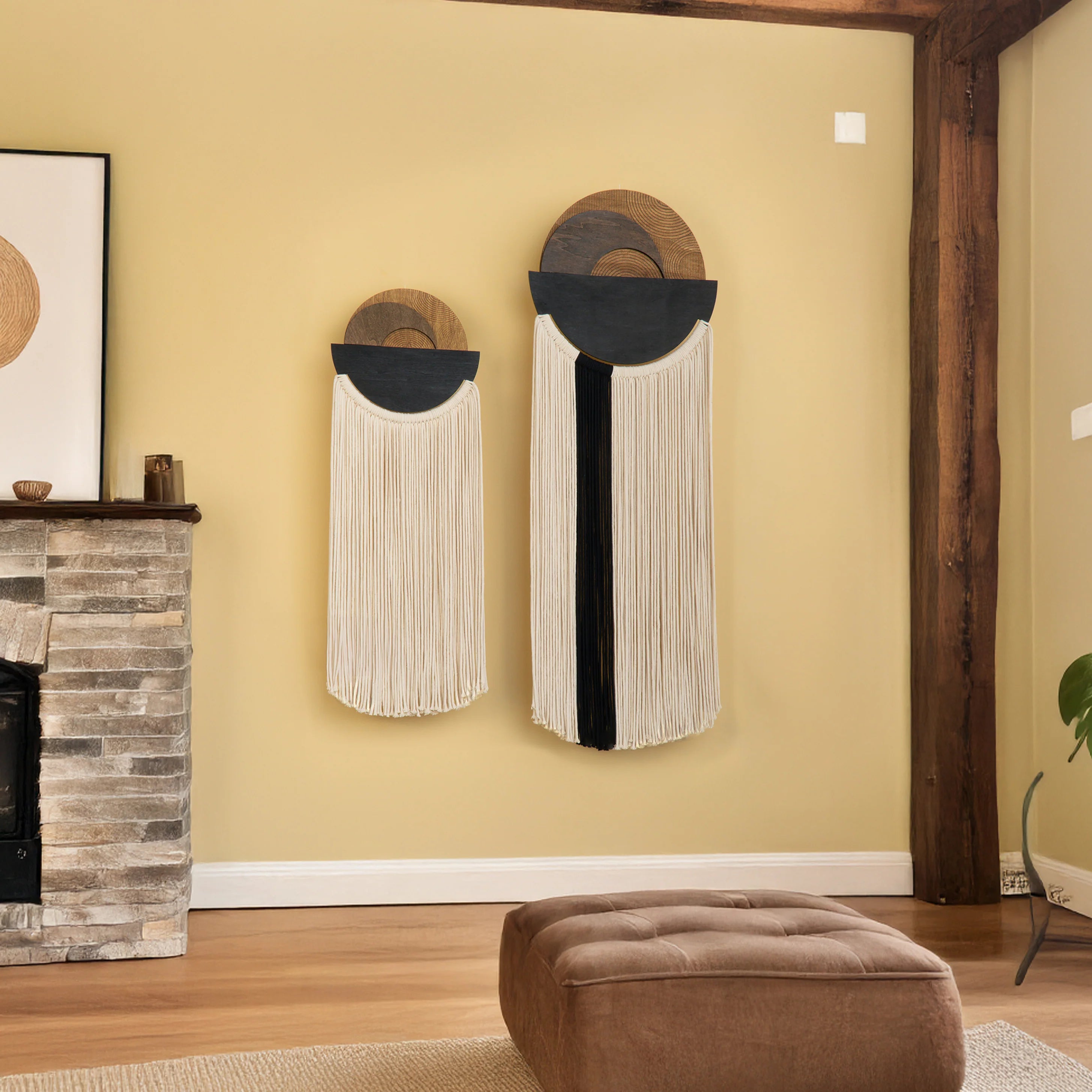 Fathom Macrame Fiber Wall Art (Y41)