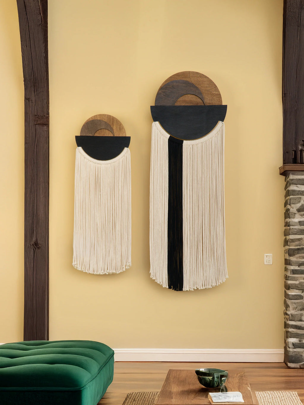 Fathom Macrame Fiber Wall Art (Y41)