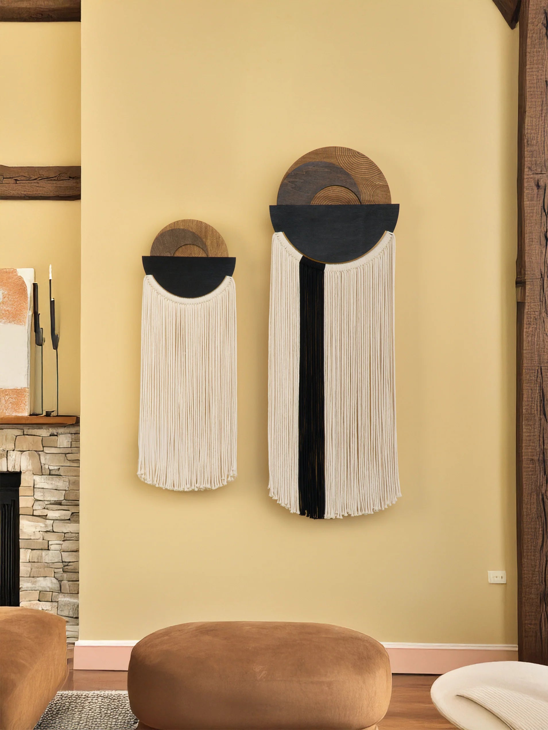 Fathom Macrame Fiber Wall Art (Y41)