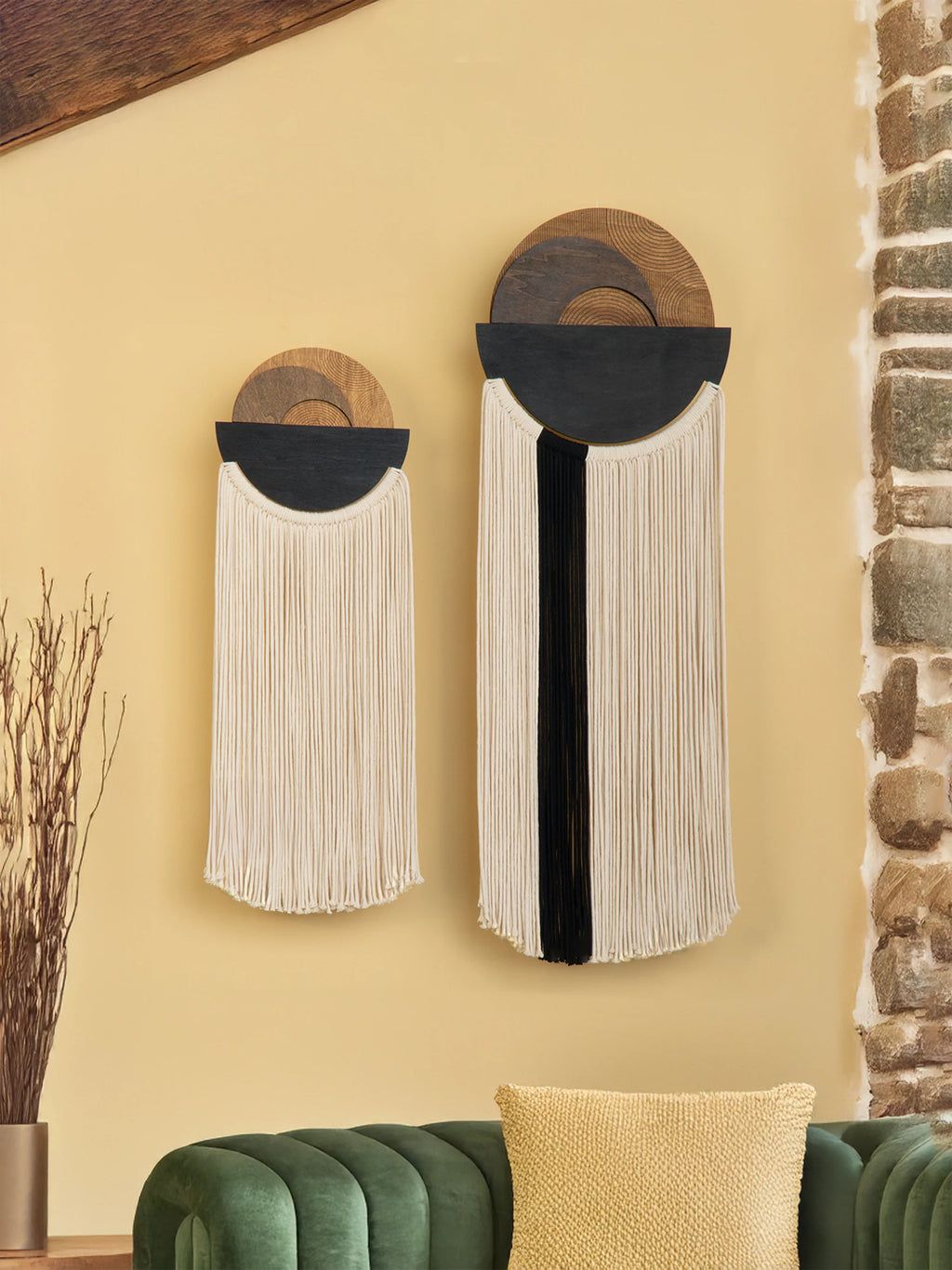 Fathom Macrame Fiber Wall Art (Y41)