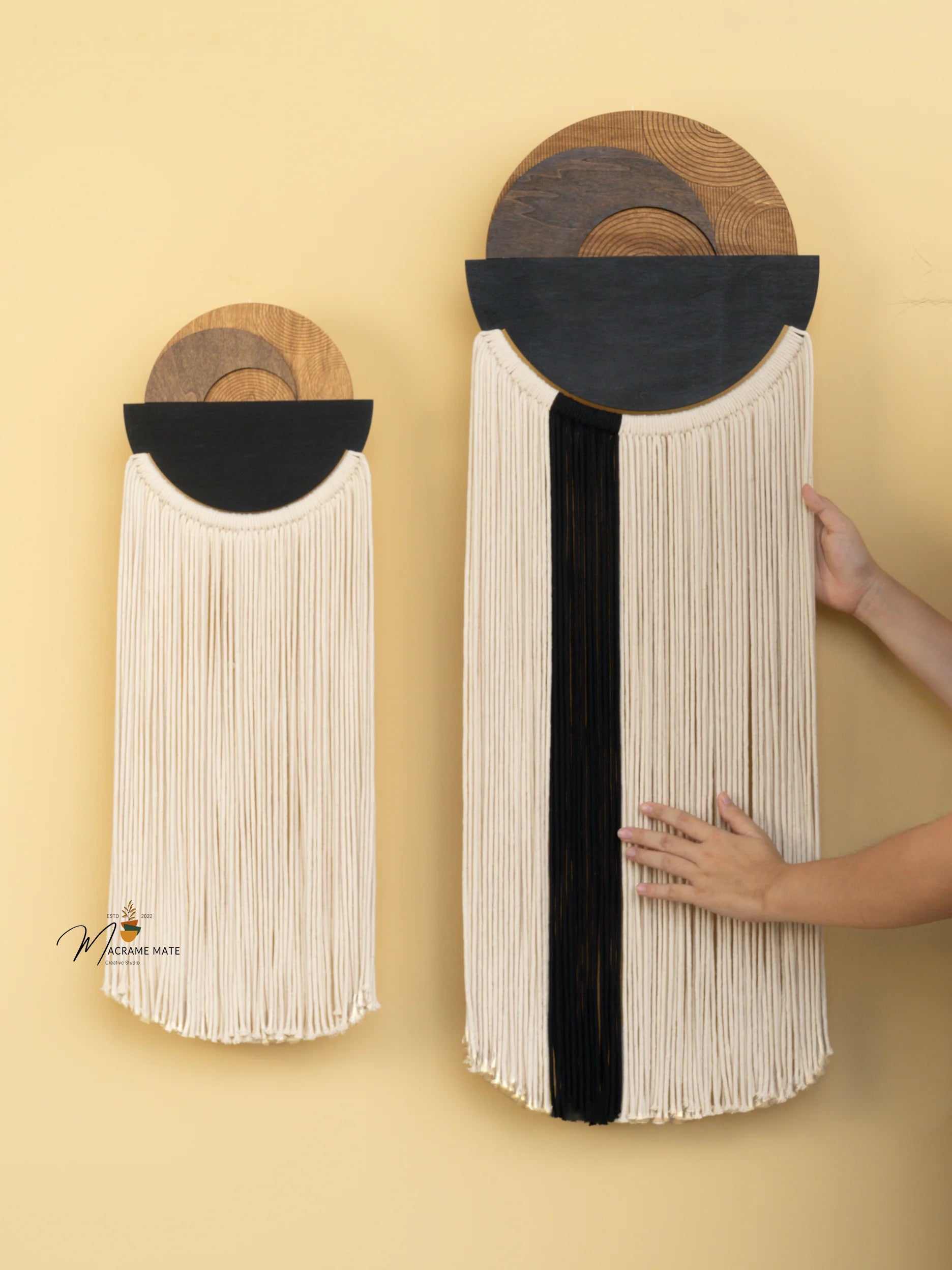 Fathom Macrame Fiber Wall Art (Y41)