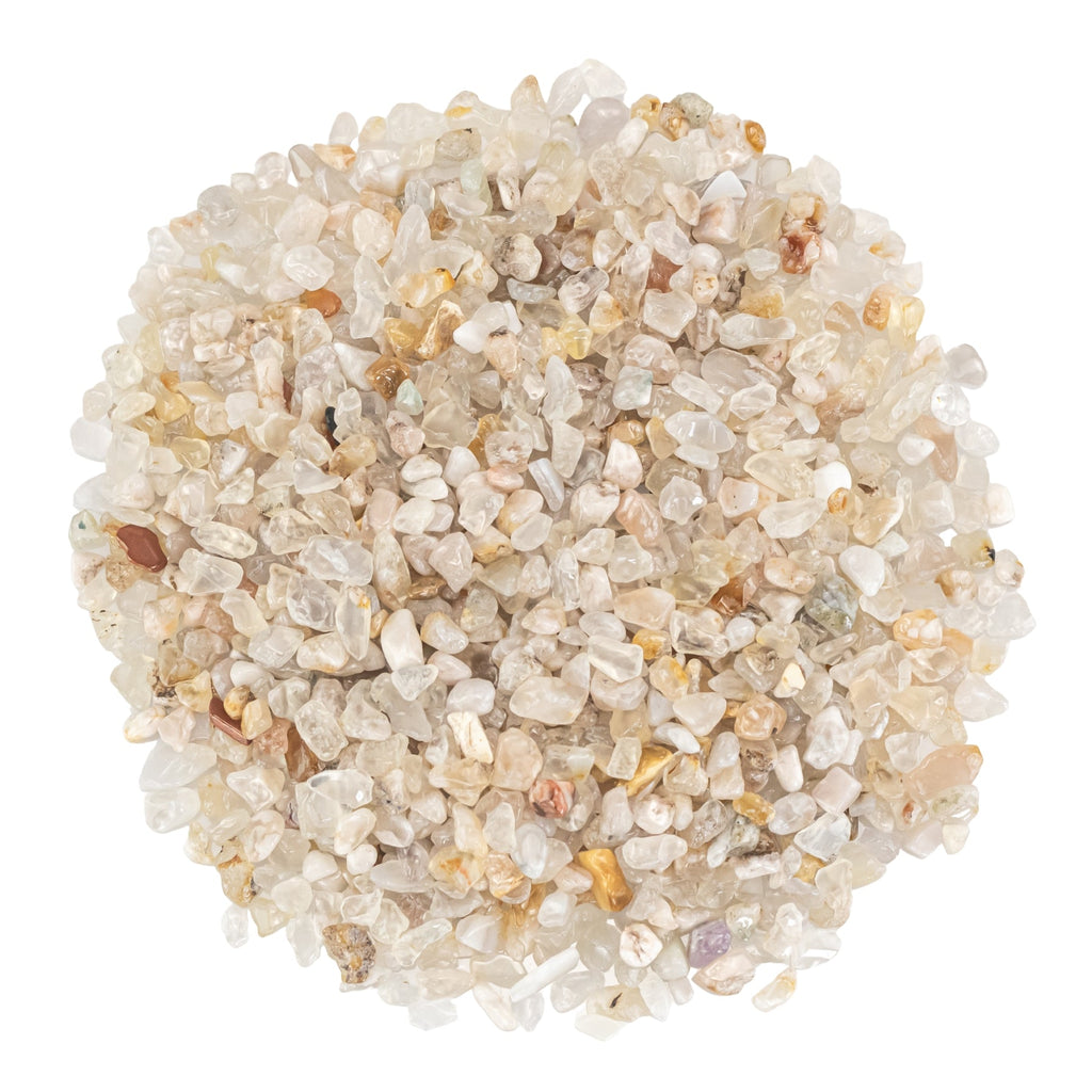 Flower Agate Crystal Chips – 1 lb – Thorn & Thimble