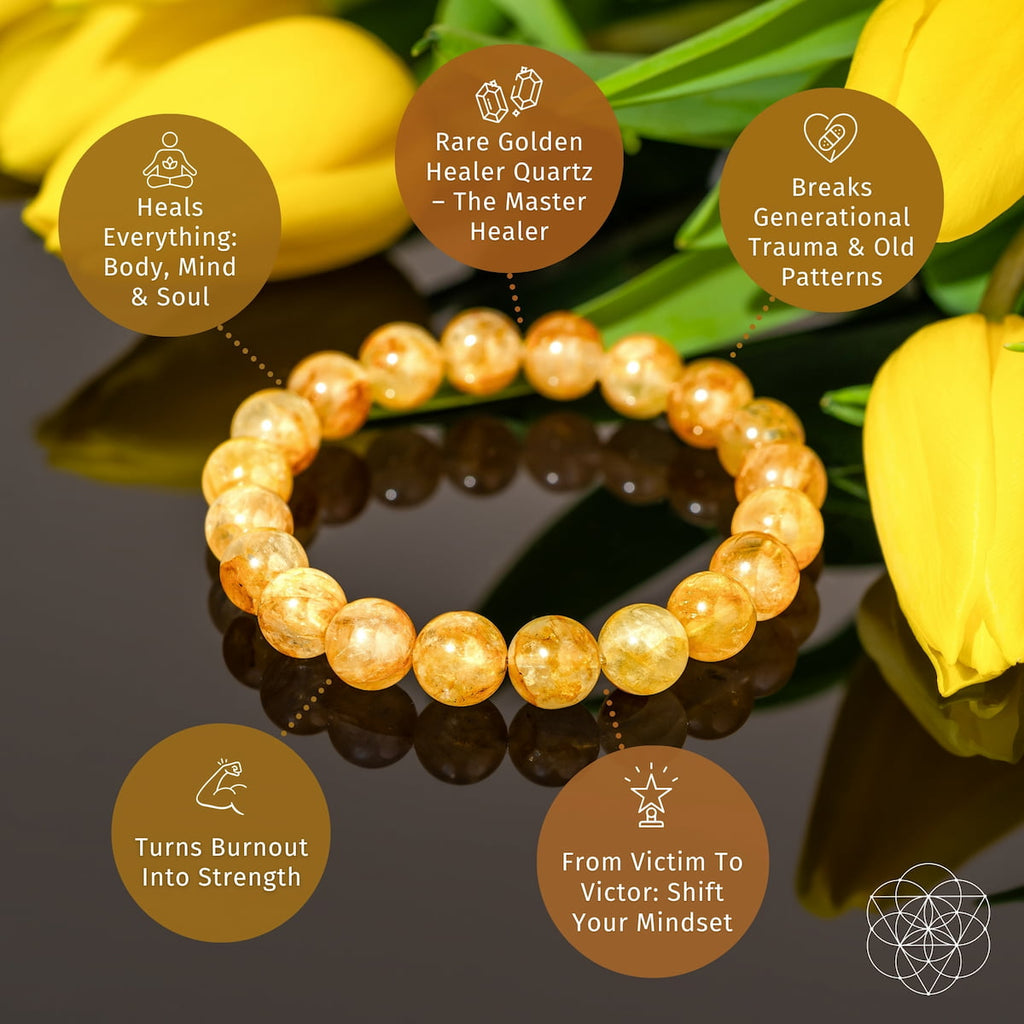 Golden Healer Quartz Transformation Bracelet