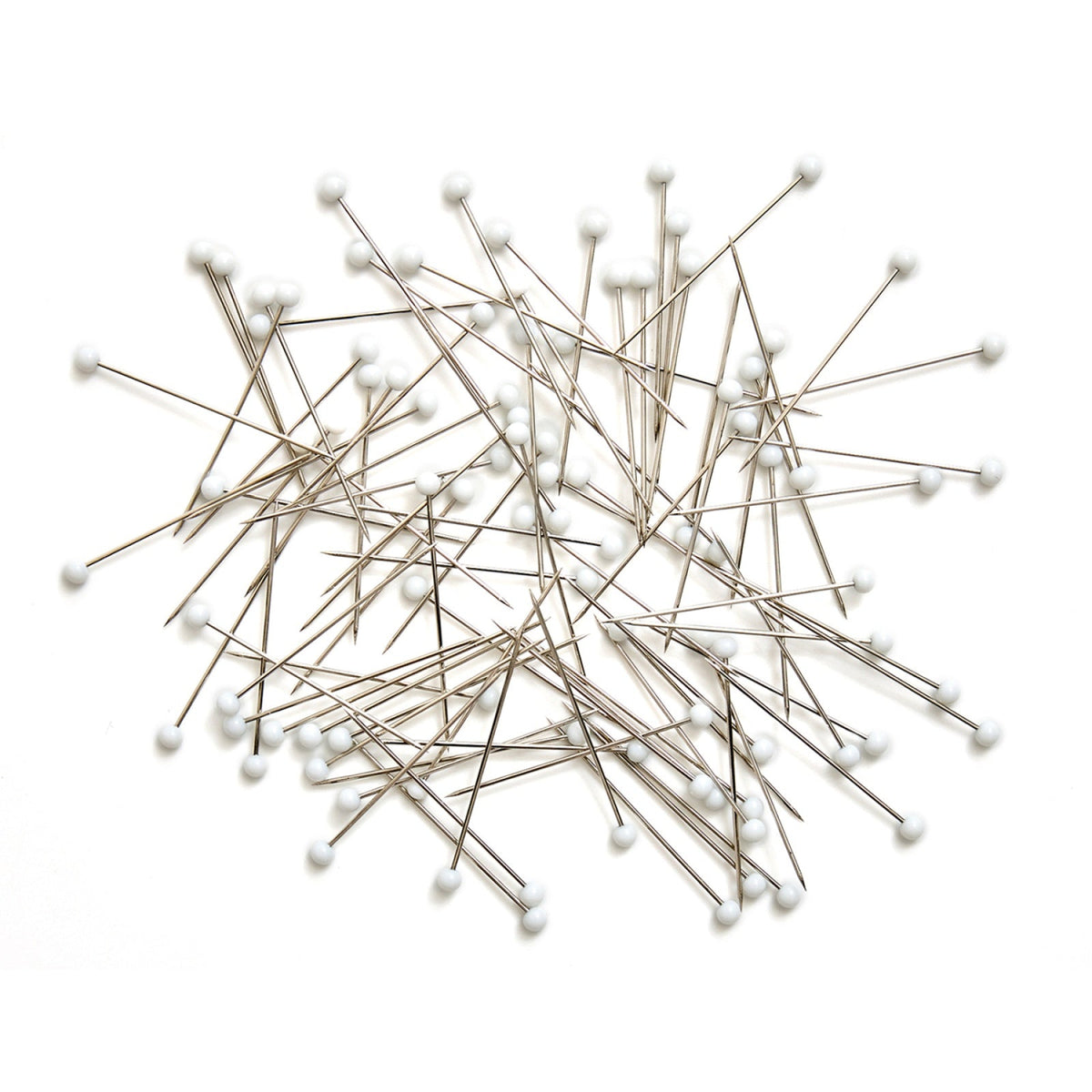 Glass Head Pins In Glass Jar White 95ct – Thorn & Thimble