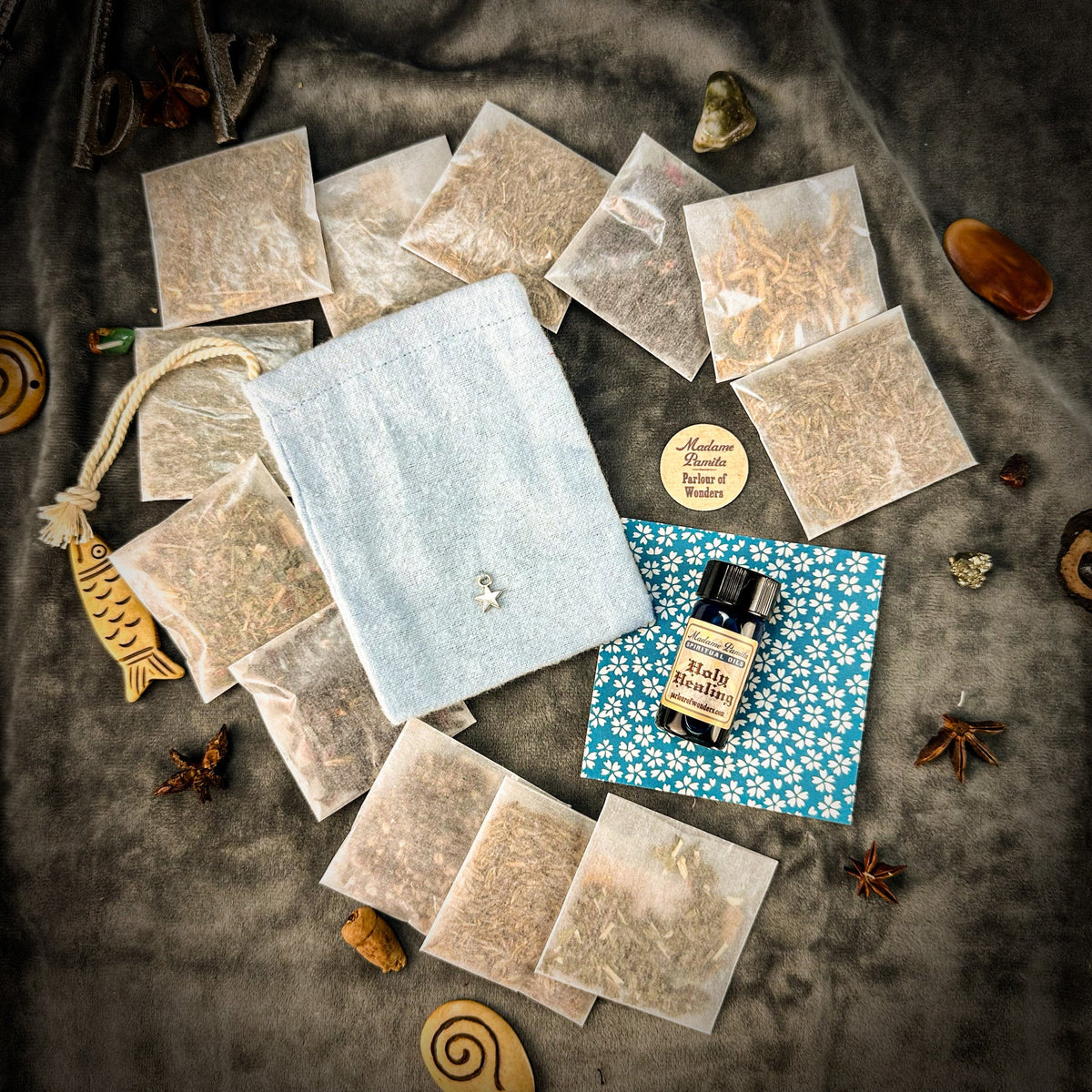Holy Healing Mojo Bag Kit – Triple Strength – Thorn & Thimble
