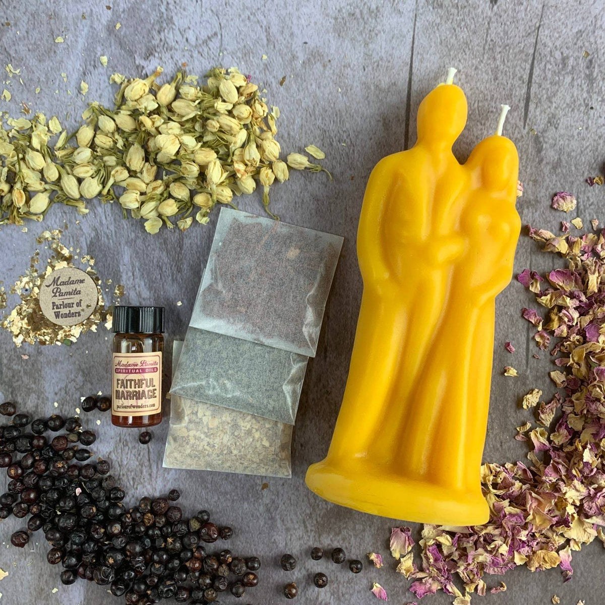 Happy Marriage Candle Spell Kit – Thorn & Thimble