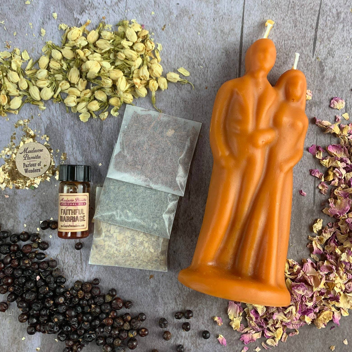Happy Marriage Candle Spell Kit – Thorn & Thimble