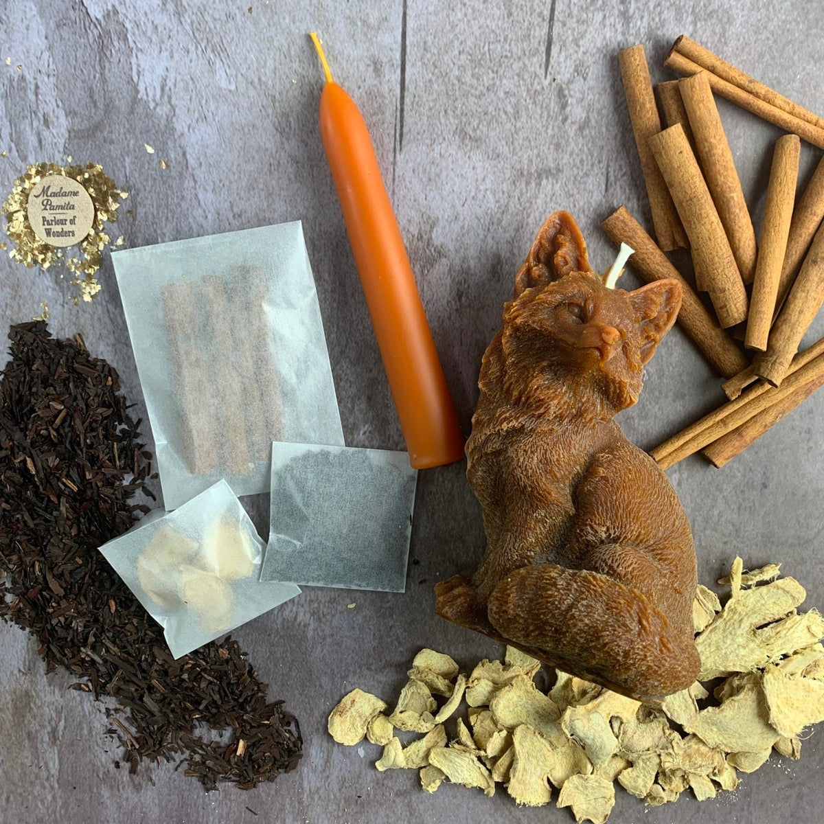 Fast Fox Candle Spell Kit – Quick Results & Cunning – Thorn & Thimble