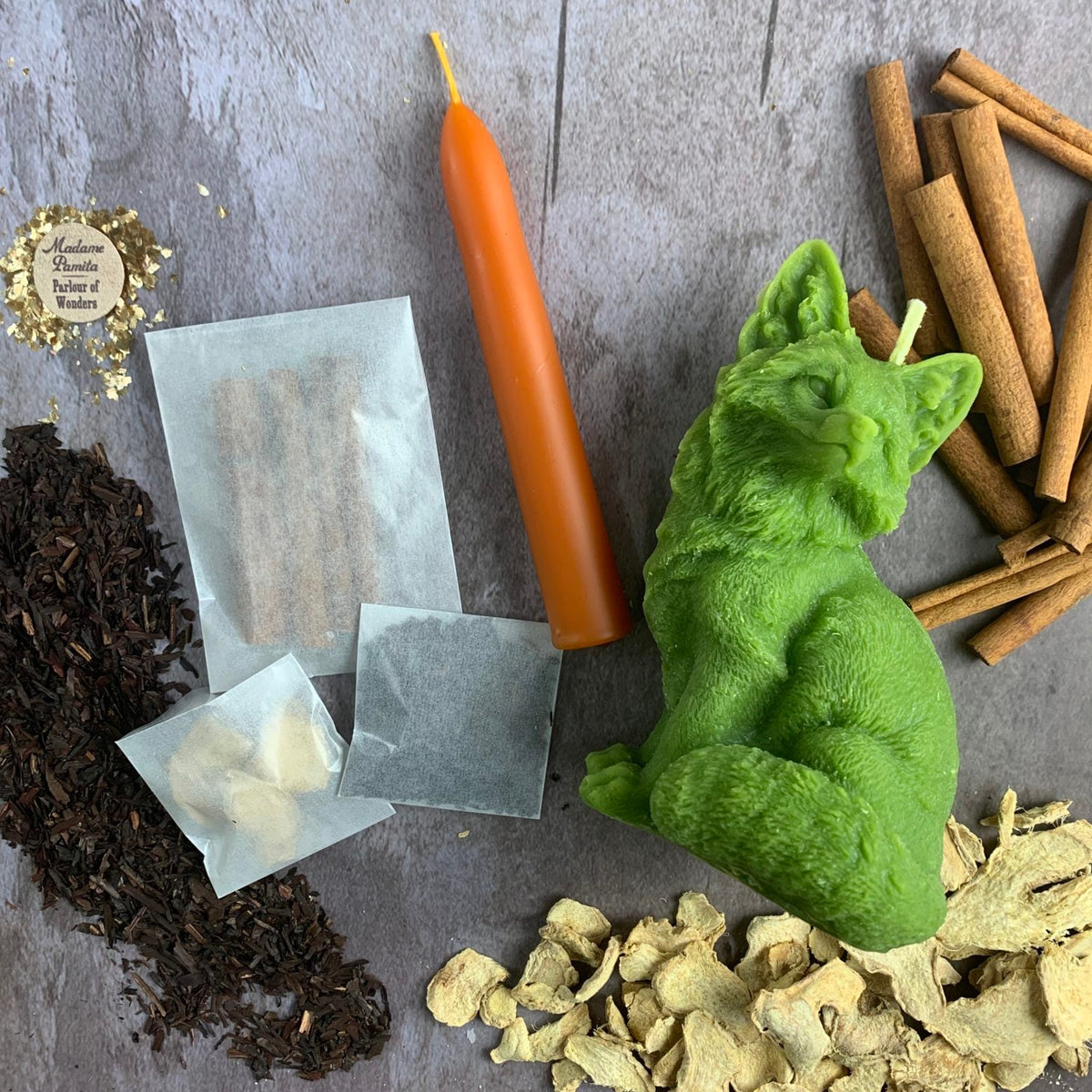 Fast Fox Candle Spell Kit – Quick Results & Cunning – Thorn & Thimble