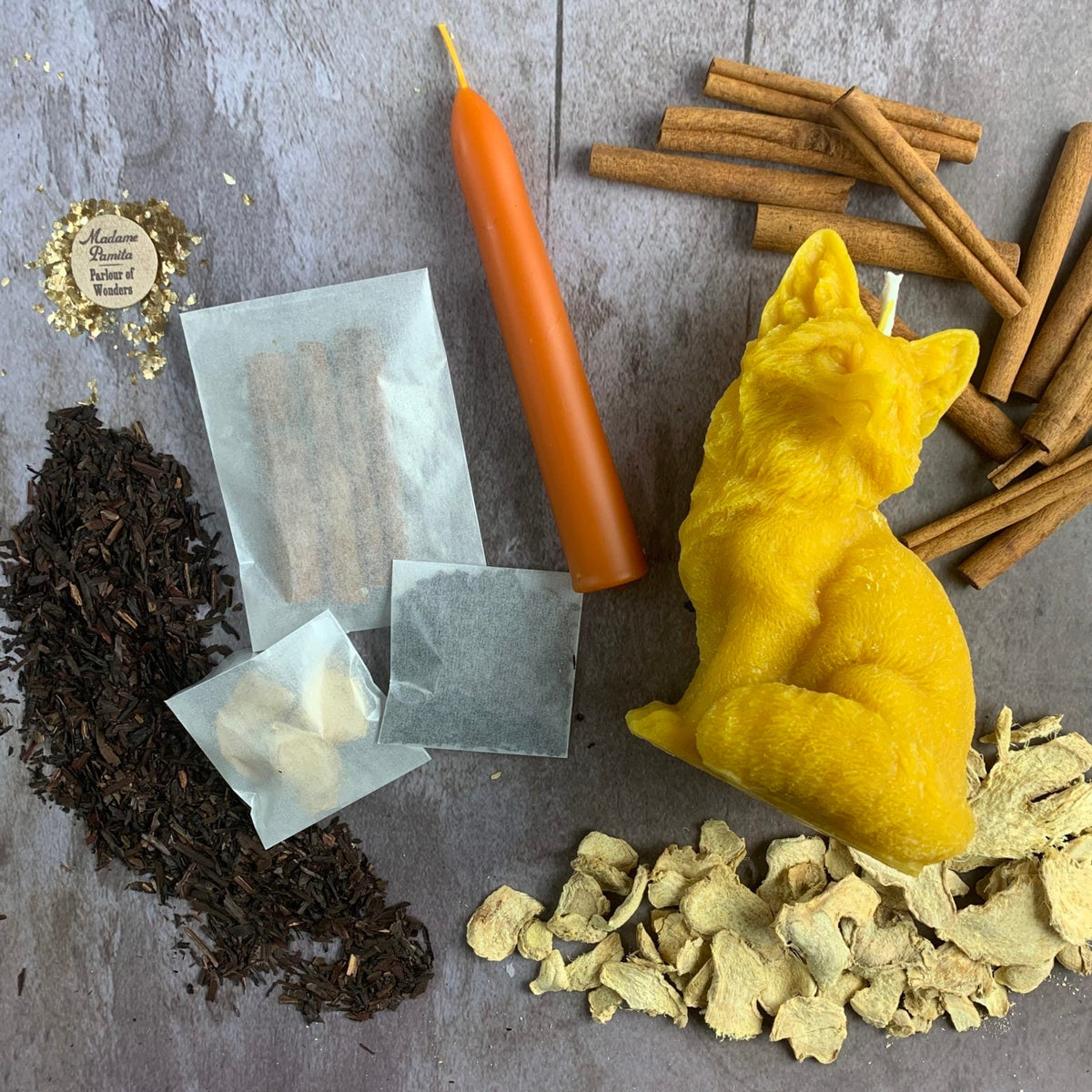 Fast Fox Candle Spell Kit – Quick Results & Cunning – Thorn & Thimble