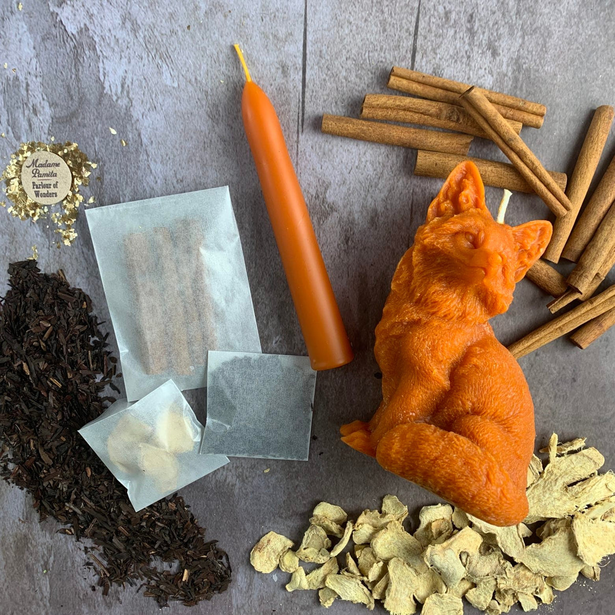 Fast Fox Candle Spell Kit – Quick Results & Cunning – Thorn & Thimble