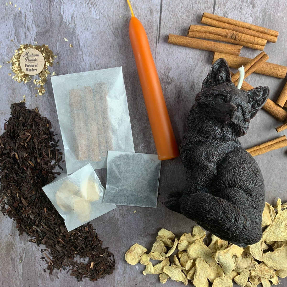 Fast Fox Candle Spell Kit – Quick Results & Cunning – Thorn & Thimble