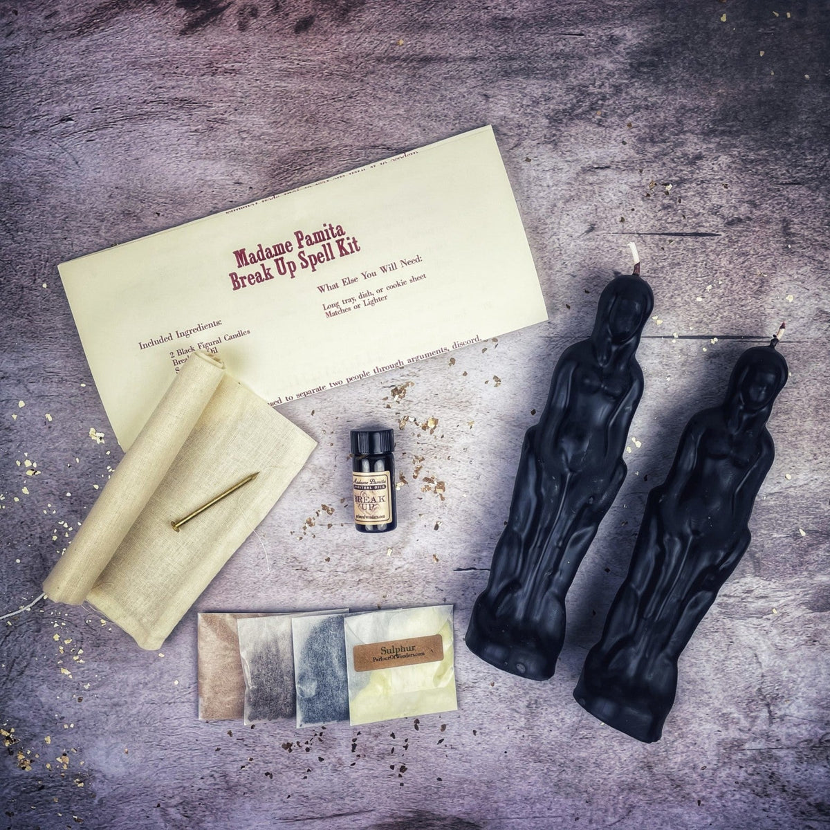 Break-Up Candle Spell Kit – Female/Female Figures – Thorn & Thimble
