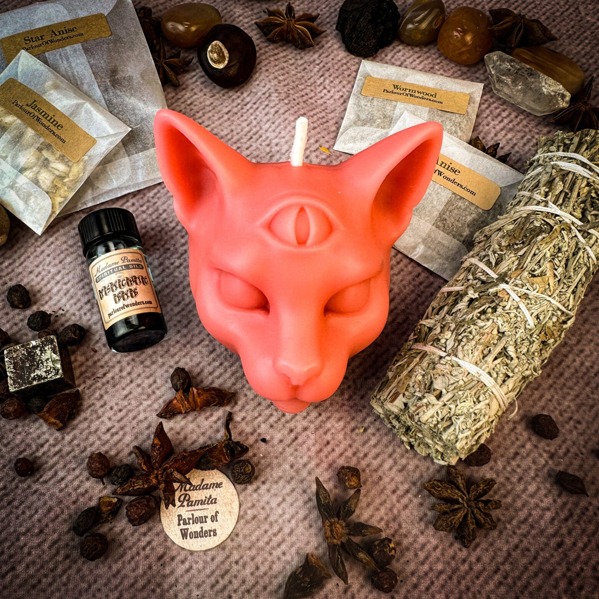 Psychic Eye Candle Spell Kit – Intuition & Psychic Abilities – Thorn & Thimble