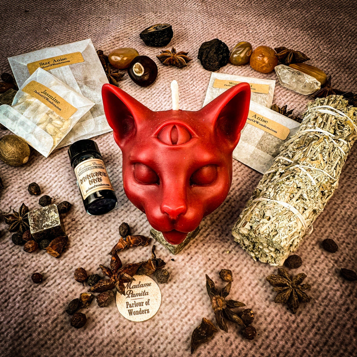 Psychic Eye Candle Spell Kit – Intuition & Psychic Abilities – Thorn & Thimble