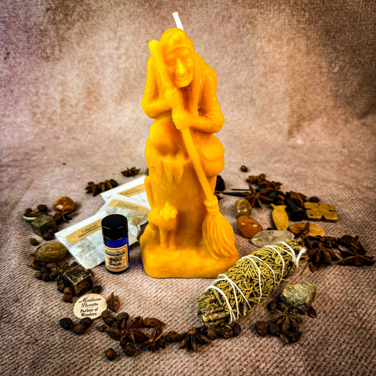 Blessings of Baba Yaga Candle Spell Kit – Wisdom & Protection – Thorn & Thimble