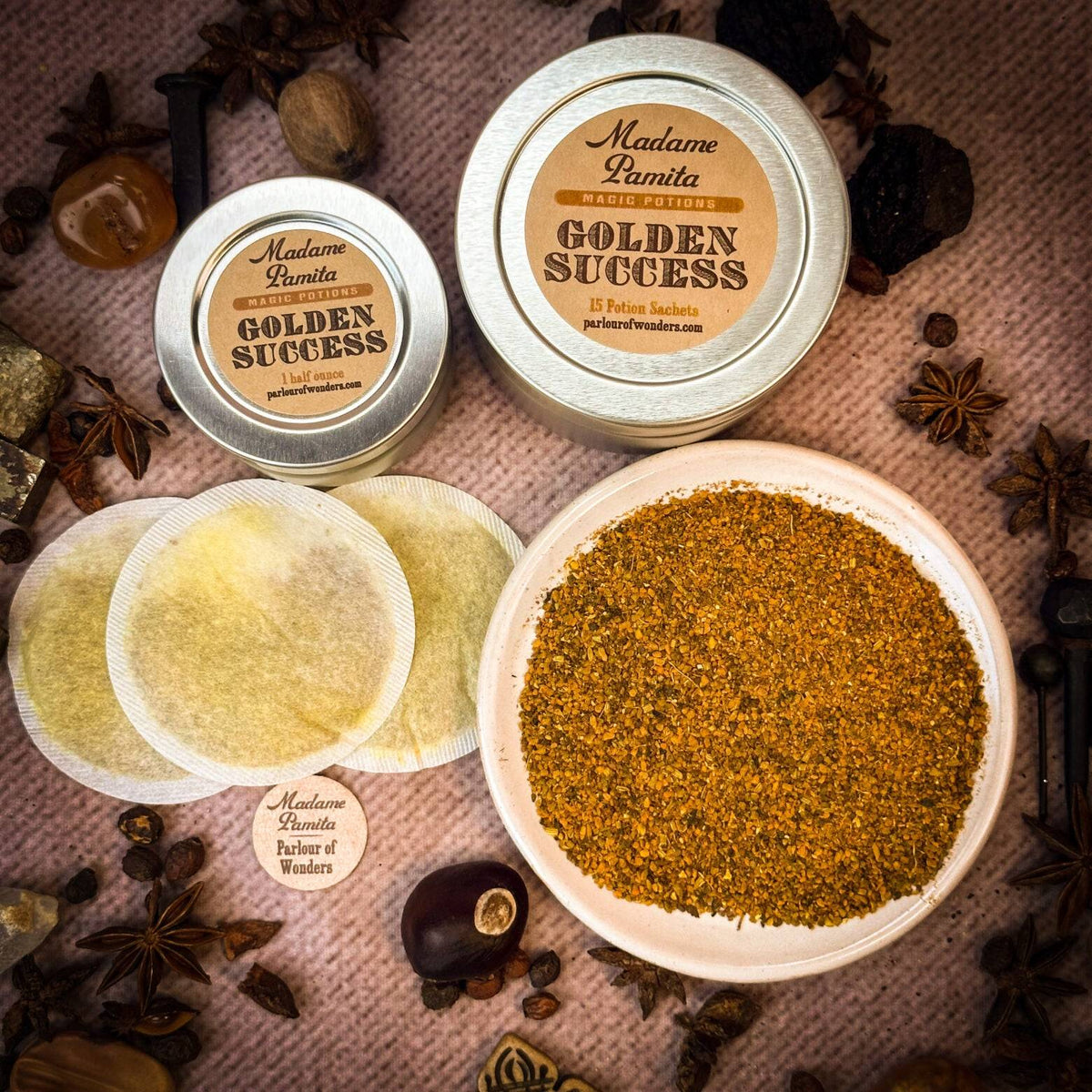 Golden Success Potion Spell Kit – Thorn & Thimble