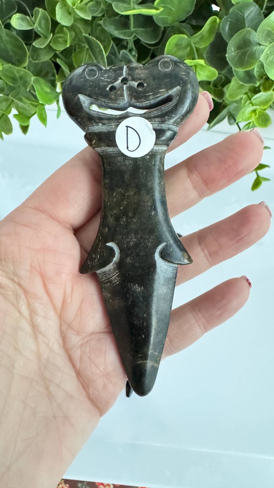 Hand-carved Kissing Dragon jade athame ritual altar tool – Thorn & Thimble