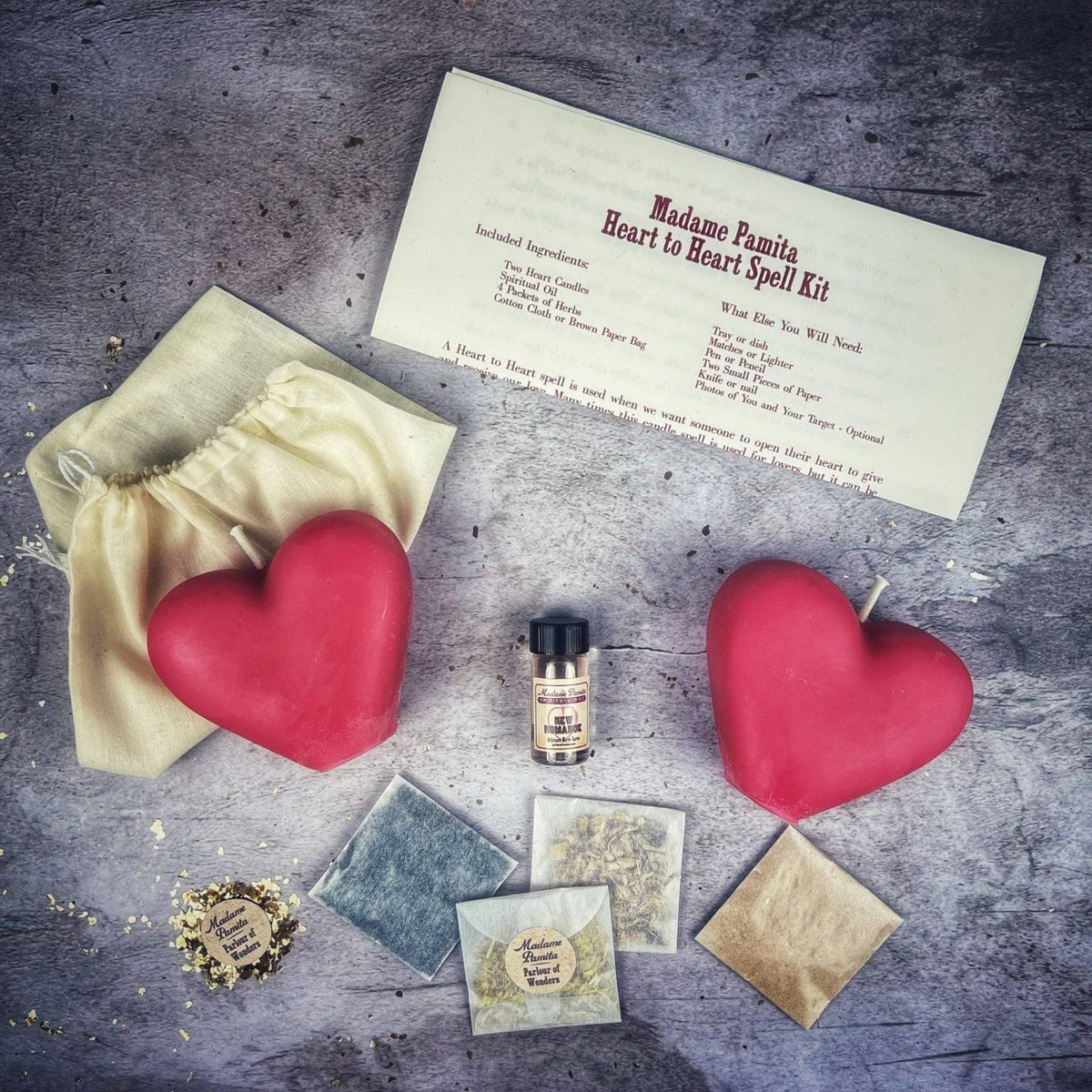 Heart-to-Heart Candle Spell Kit – Thorn & Thimble