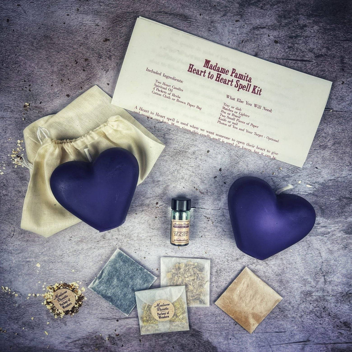 Heart-to-Heart Candle Spell Kit – Thorn & Thimble