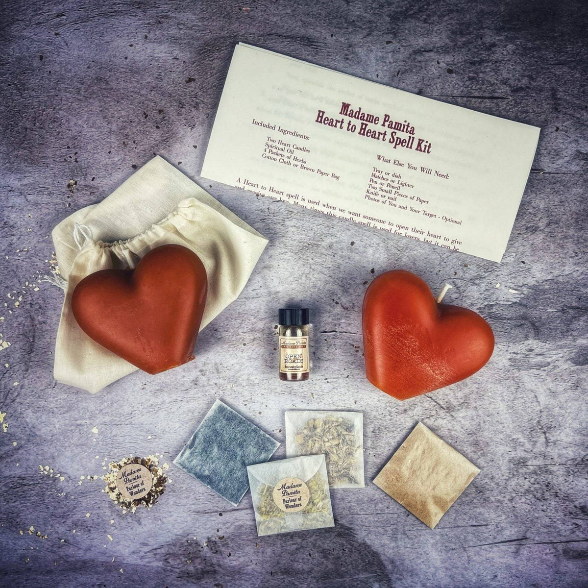 Heart-to-Heart Candle Spell Kit – Thorn & Thimble