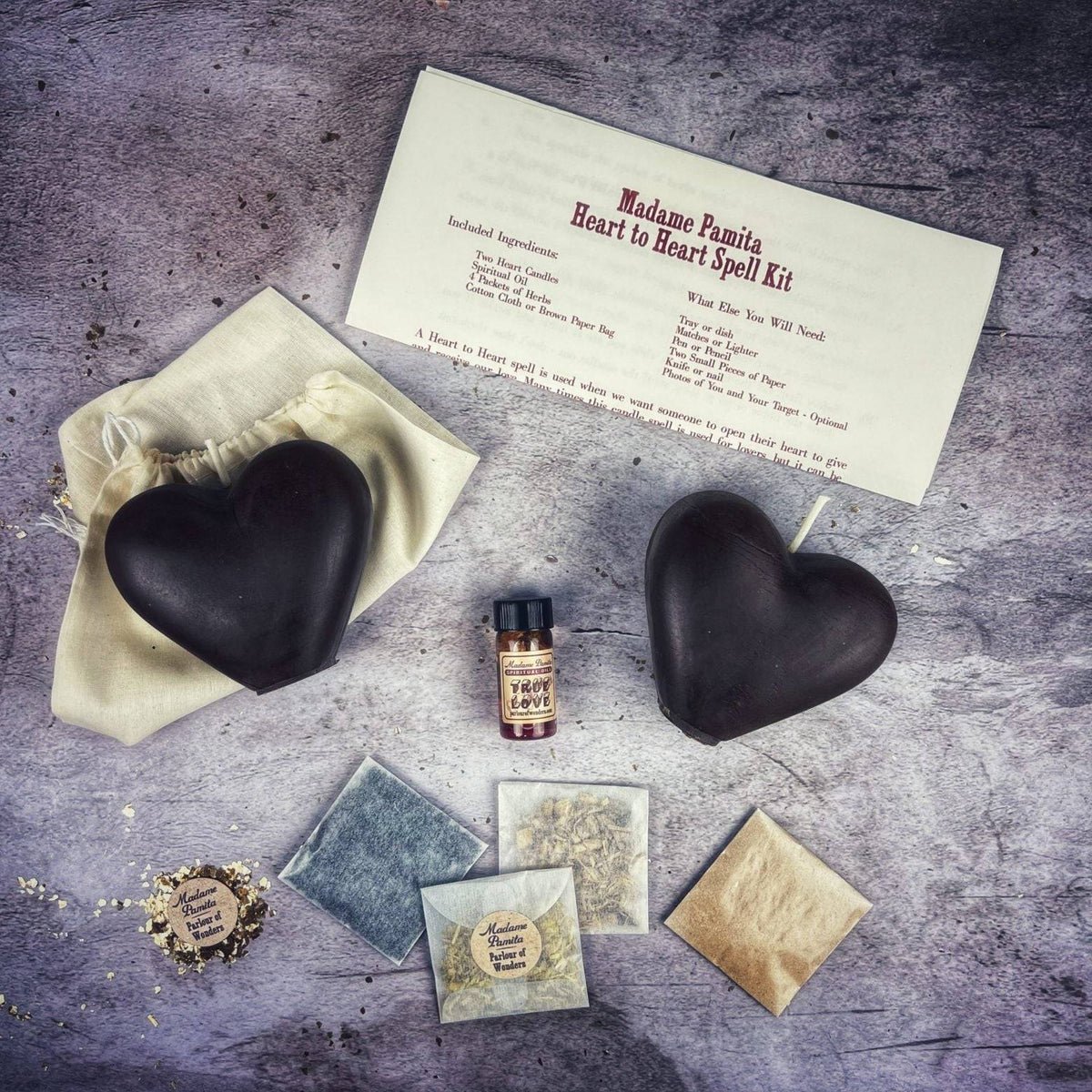 Heart-to-Heart Candle Spell Kit – Thorn & Thimble