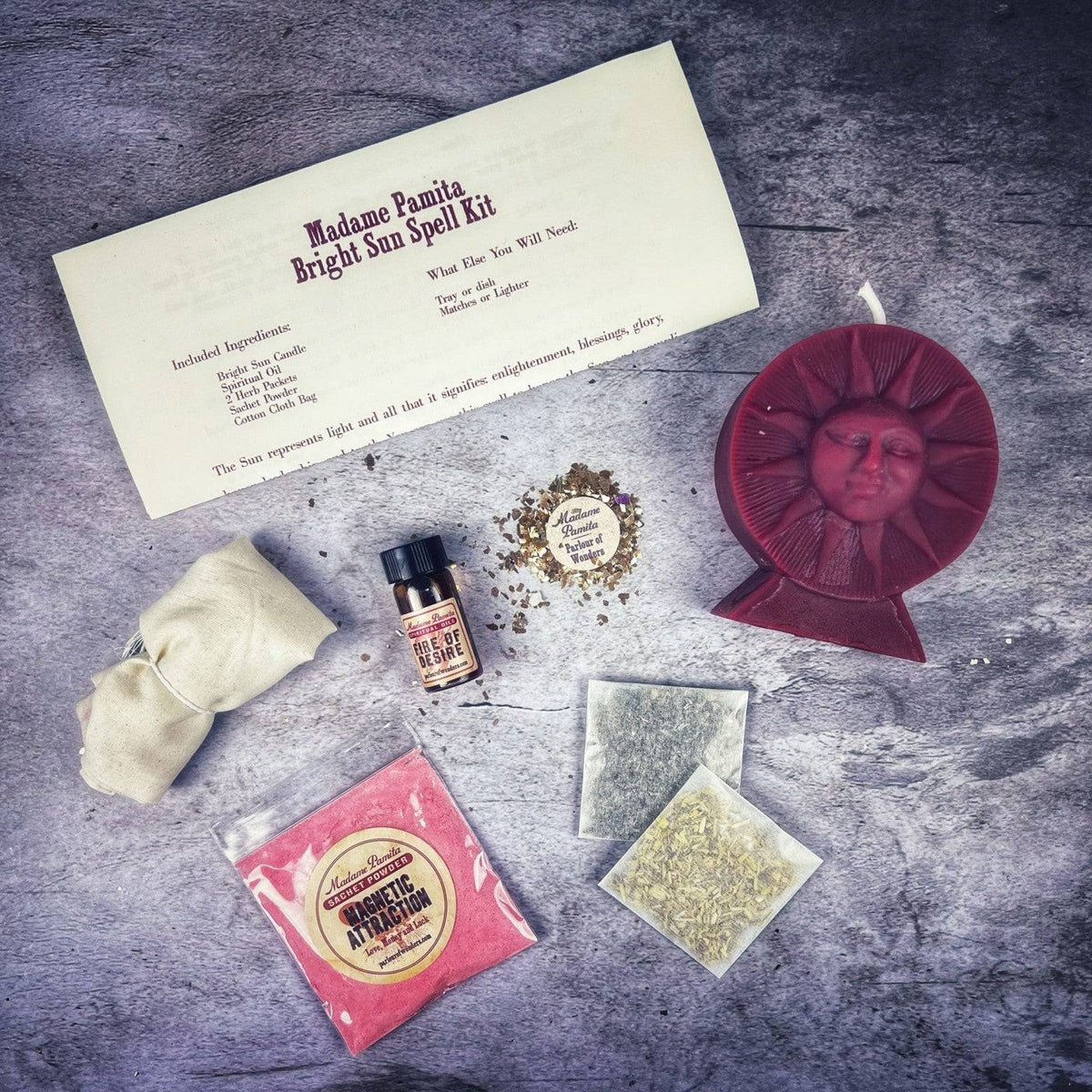 Bright Sun Candle Spell Kit – Thorn & Thimble