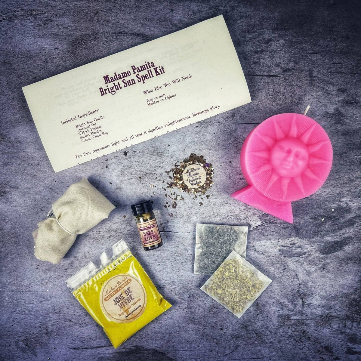 Bright Sun Candle Spell Kit – Thorn & Thimble
