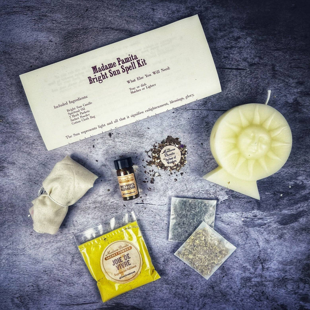 Bright Sun Candle Spell Kit – Thorn & Thimble
