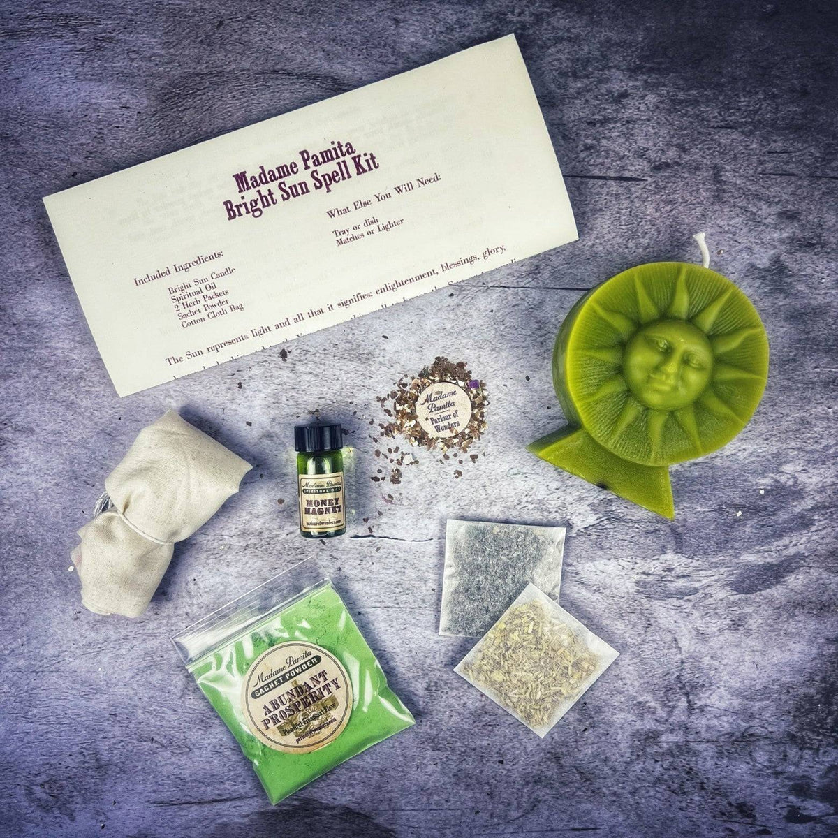 Bright Sun Candle Spell Kit – Thorn & Thimble