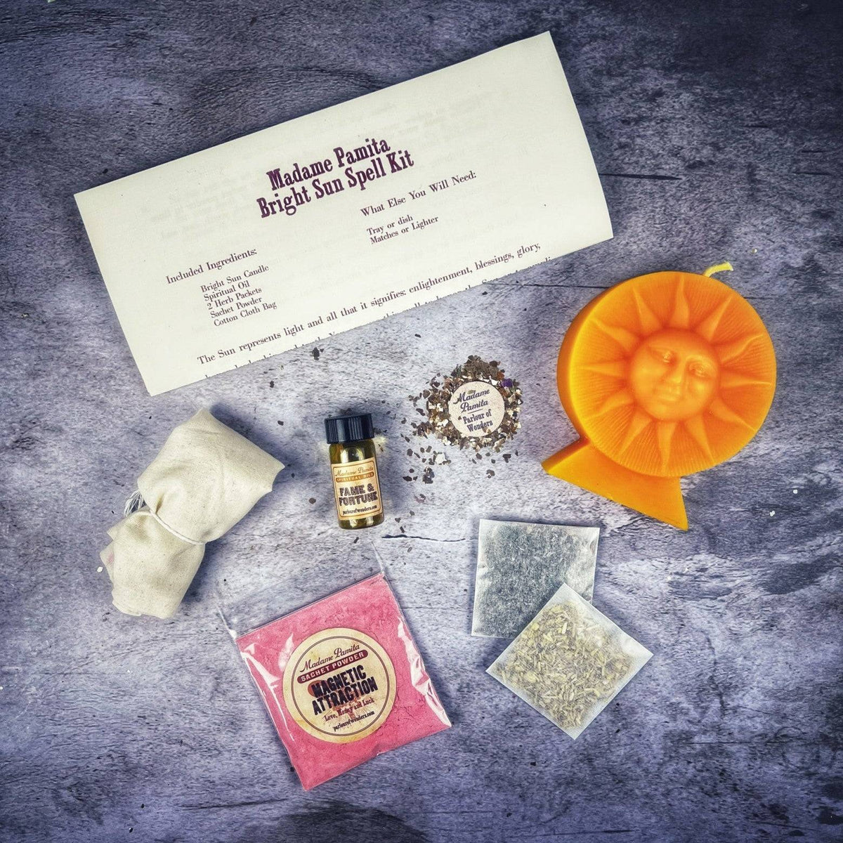 Bright Sun Candle Spell Kit – Thorn & Thimble