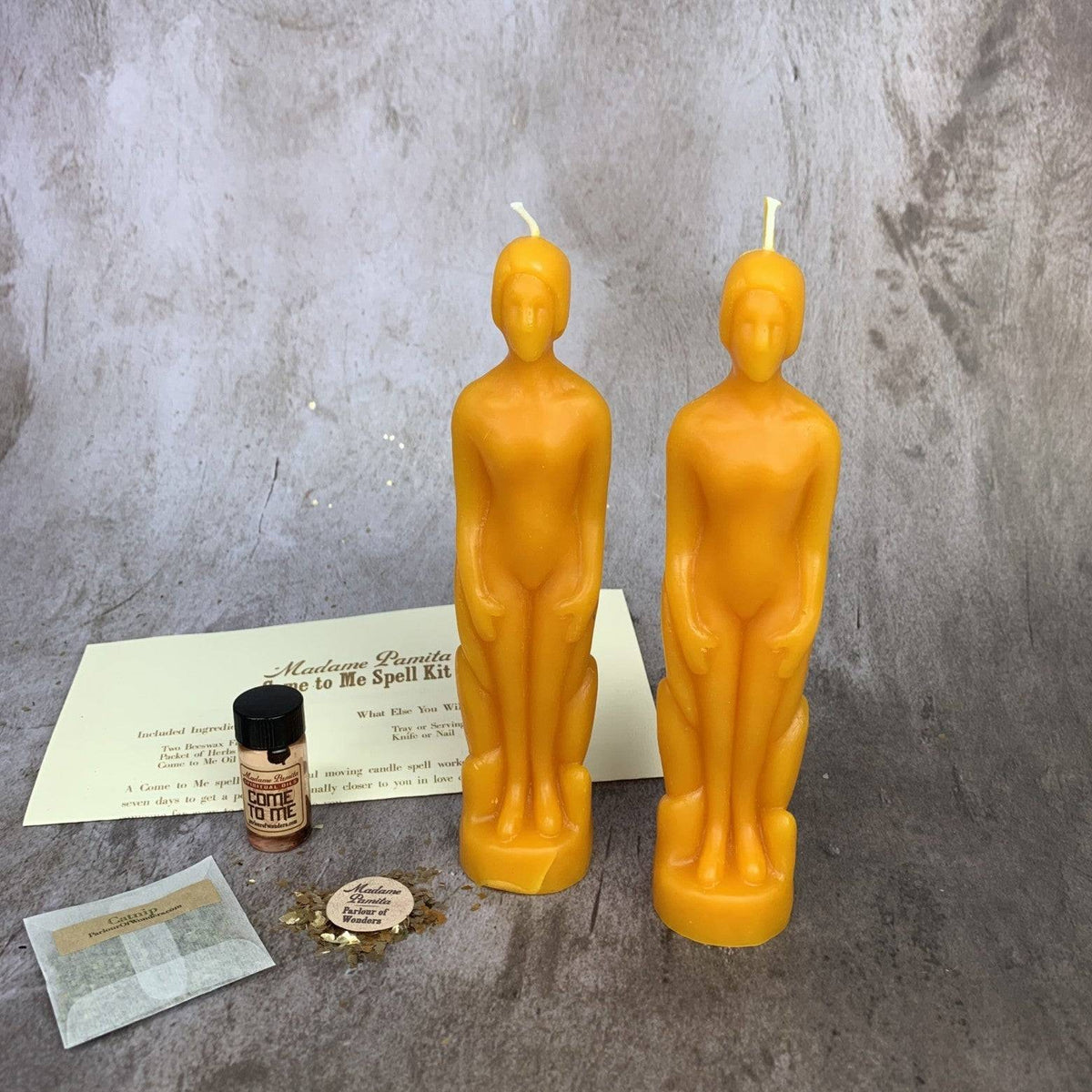 Come to Me Candle Spell Kit – Gender Neutral Figures – Thorn & Thimble